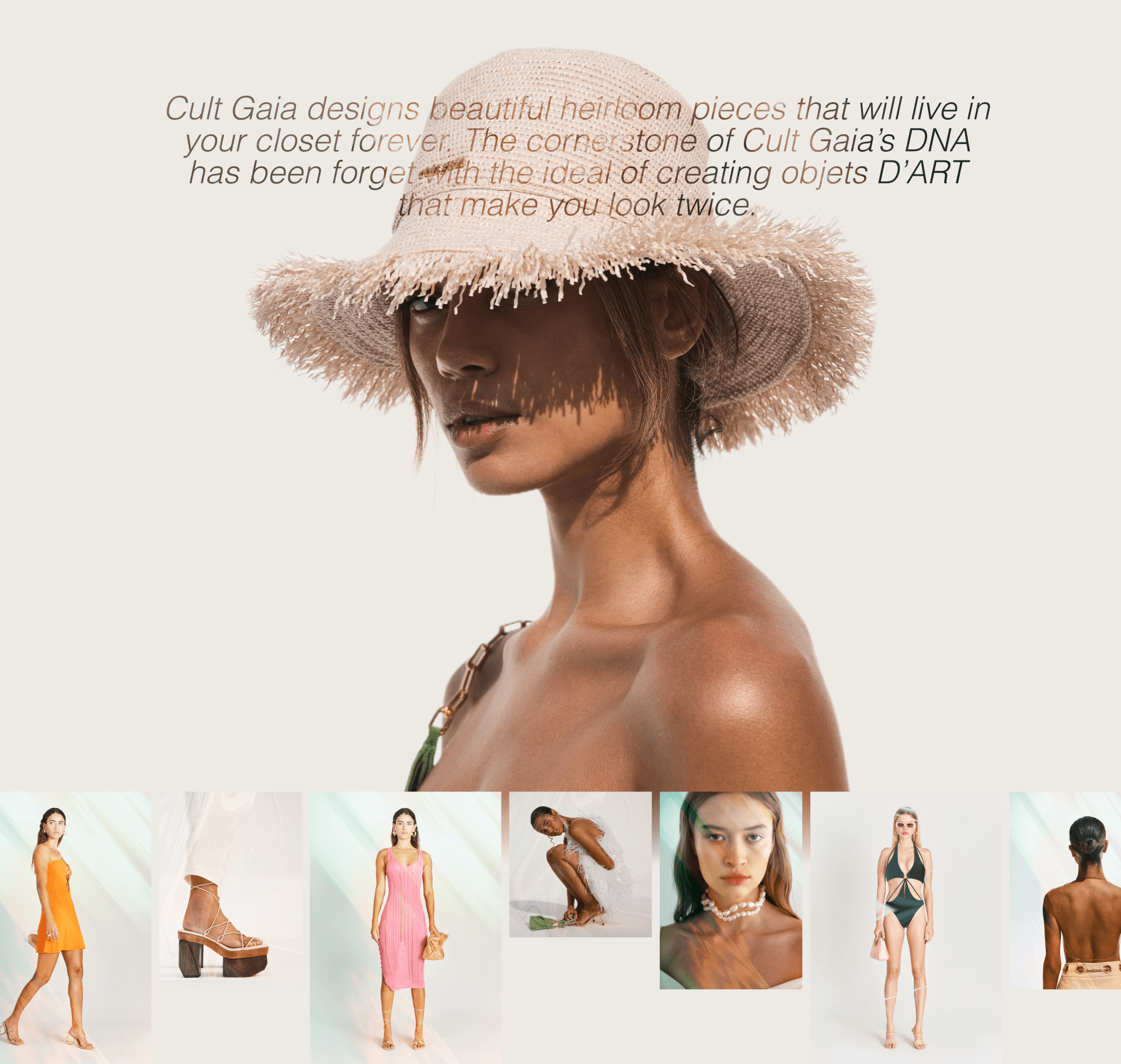 CULT GAIA | E-commerce redesign concept — Изображение №5 — Интерфейсы на Dprofile