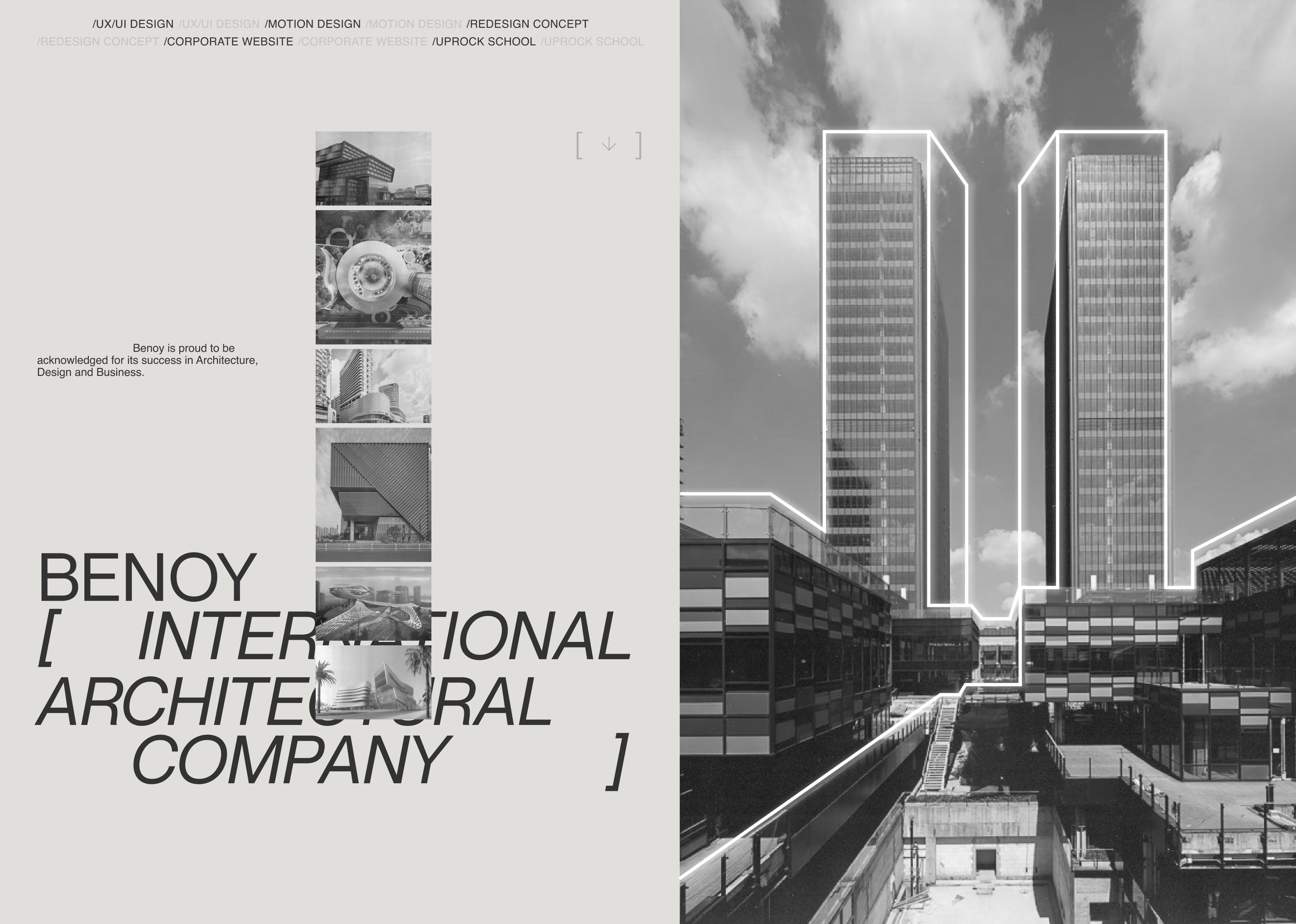 BENOY. Corporate website — Изображение №1 — Интерфейсы на Dprofile