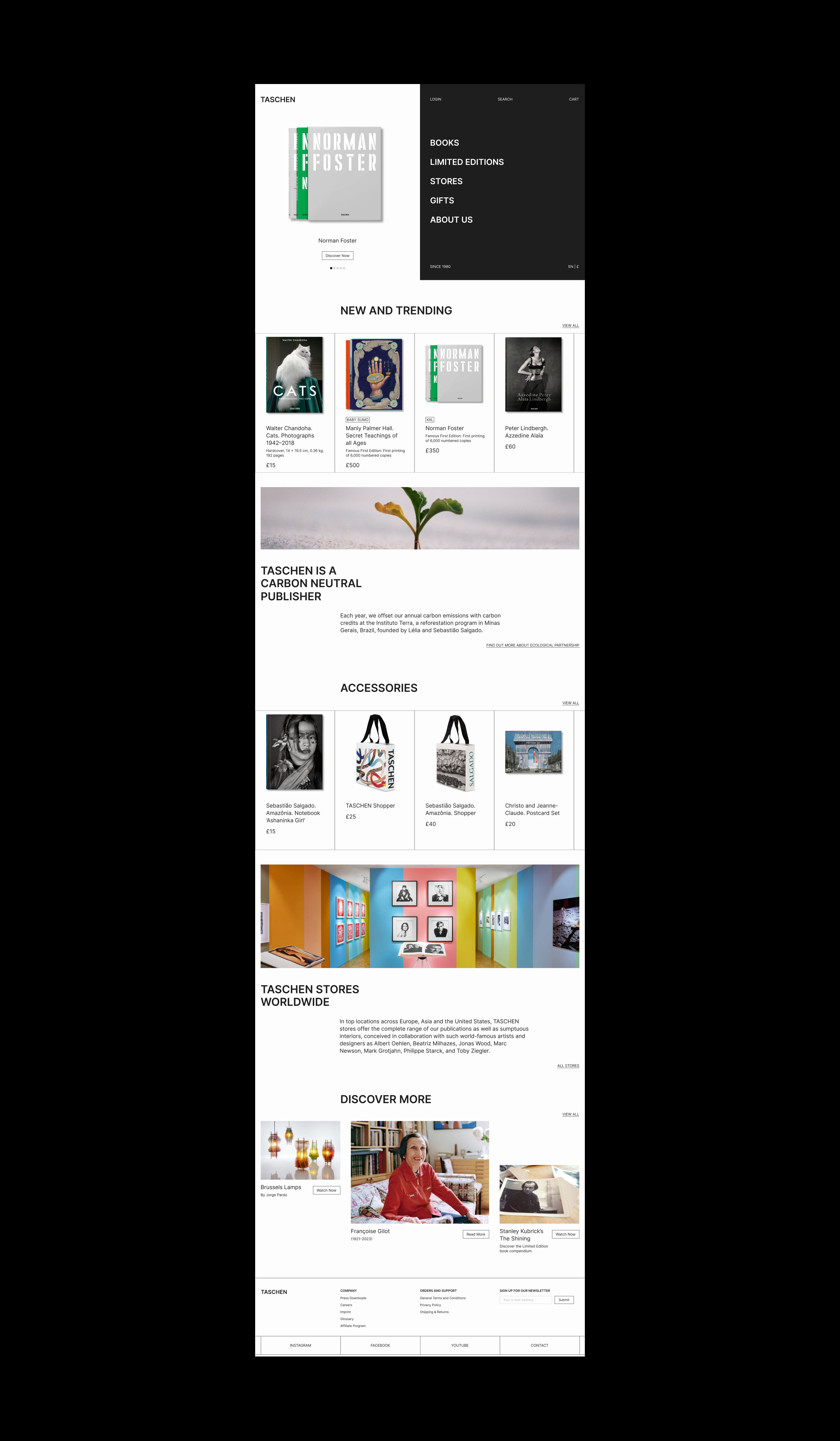 TASCHEN | Редизайн интернет-магазин — Изображение №2 — Интерфейсы, Брендинг на Dprofile