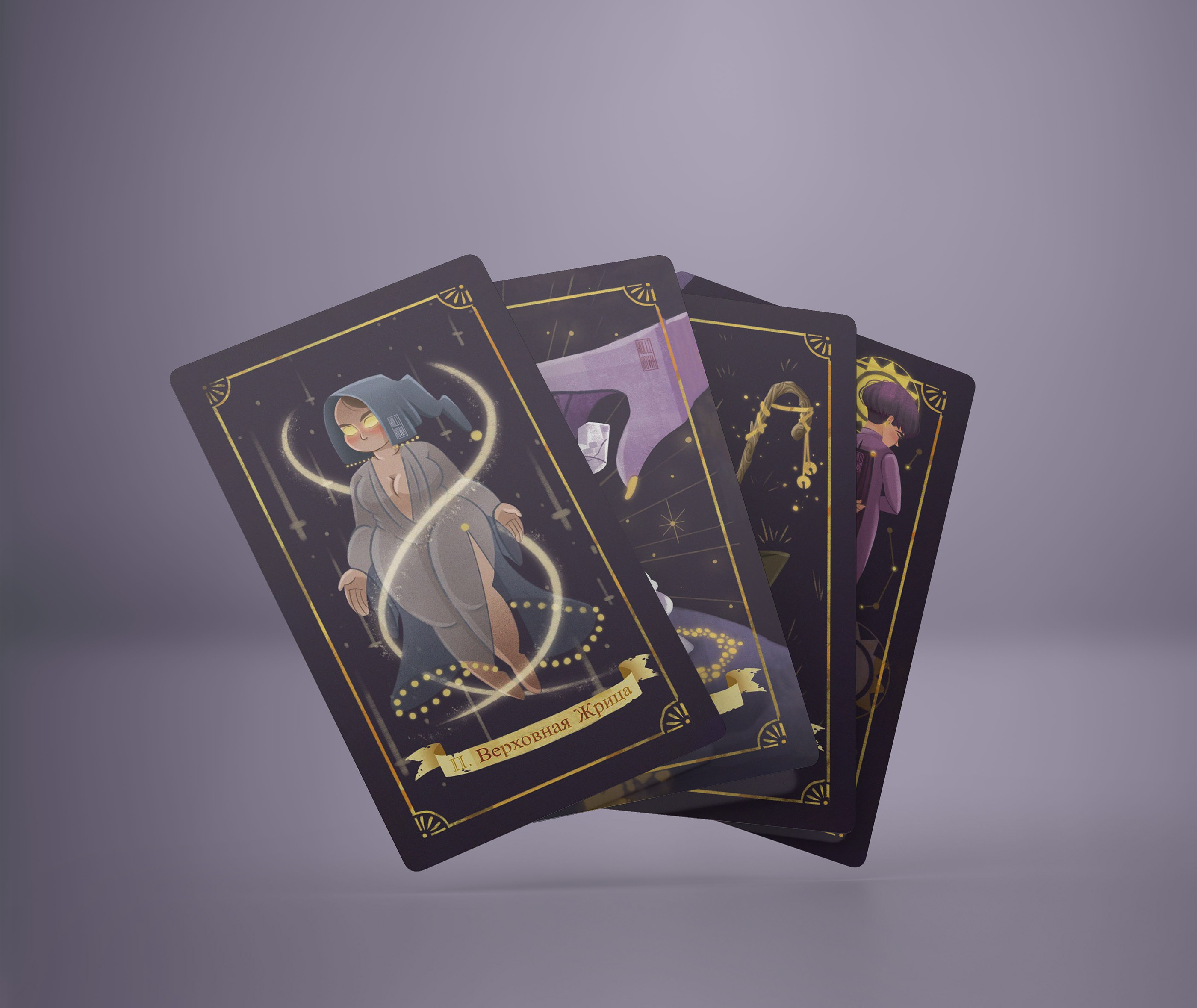 Tarot cards - sparkle collection — Изображение №4 — Иллюстрация на Dprofile