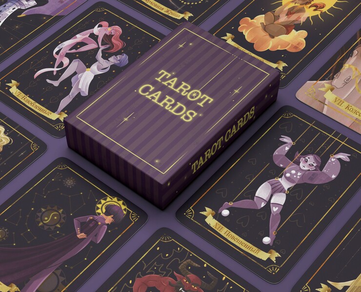 Tarot cards - sparkle collection — Иллюстрация на Dprofile