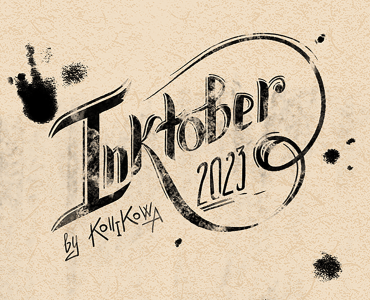 Inktober 2023 — Иллюстрация на Dprofile