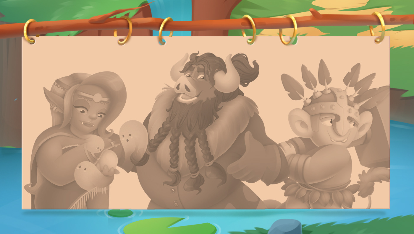 Настольная игра "Темный Лес" — Изображение №8 — Иллюстрация, Графика на Dprofile