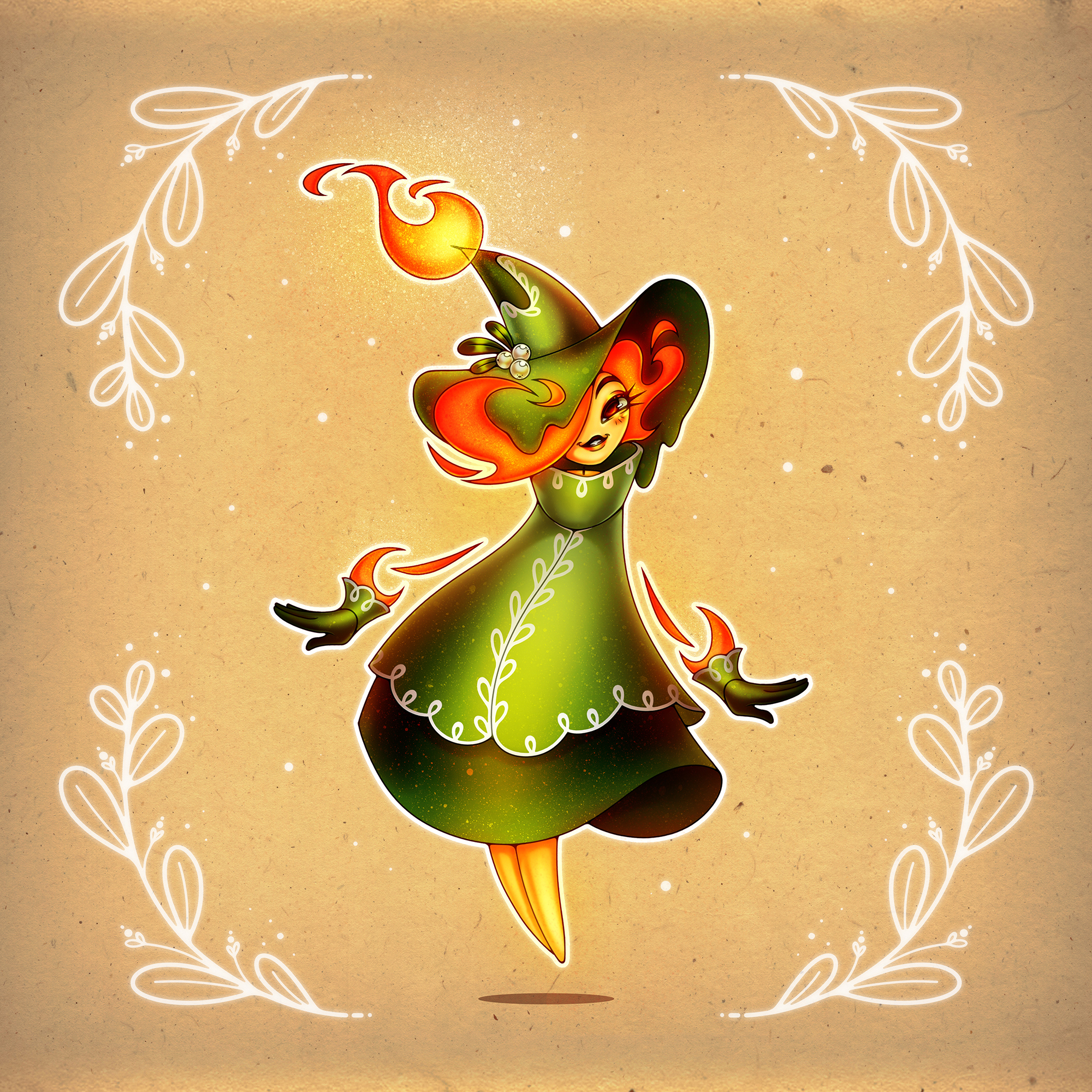 Oméli | Brand character for the shop “Под омелой” — Изображение №5 — Брендинг, Иллюстрация на Dprofile