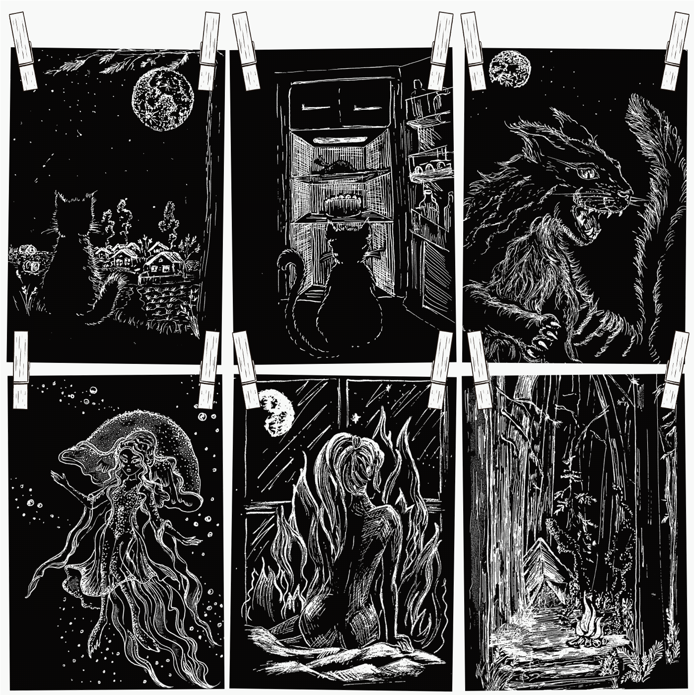 Inktober 2022 — Изображение №4 — Иллюстрация, Графика на Dprofile