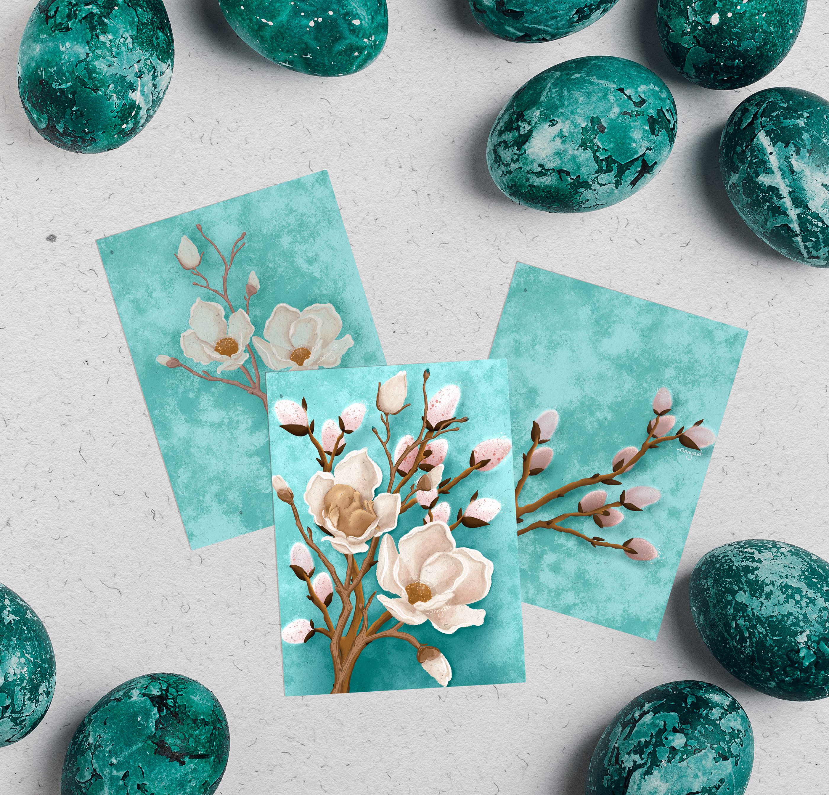 Easter postcards — Изображение №9 — Иллюстрация, Анимация на Dprofile