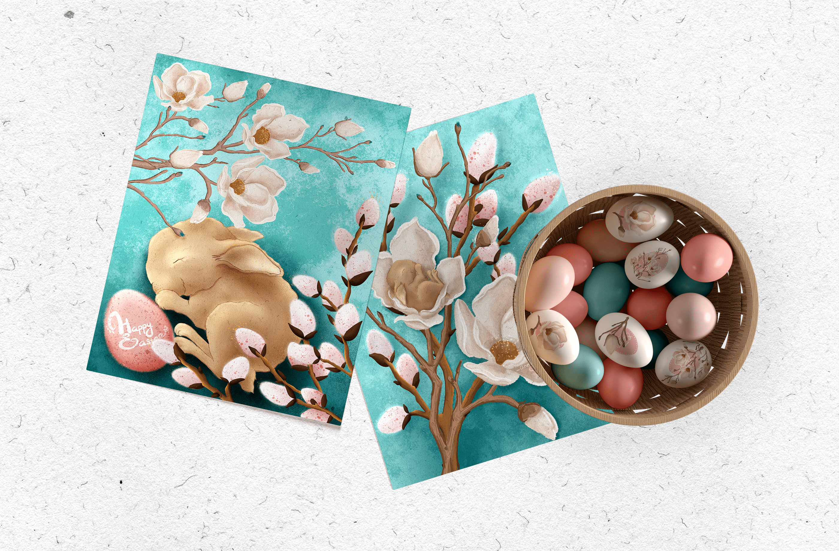 Easter postcards — Изображение №2 — Иллюстрация, Анимация на Dprofile