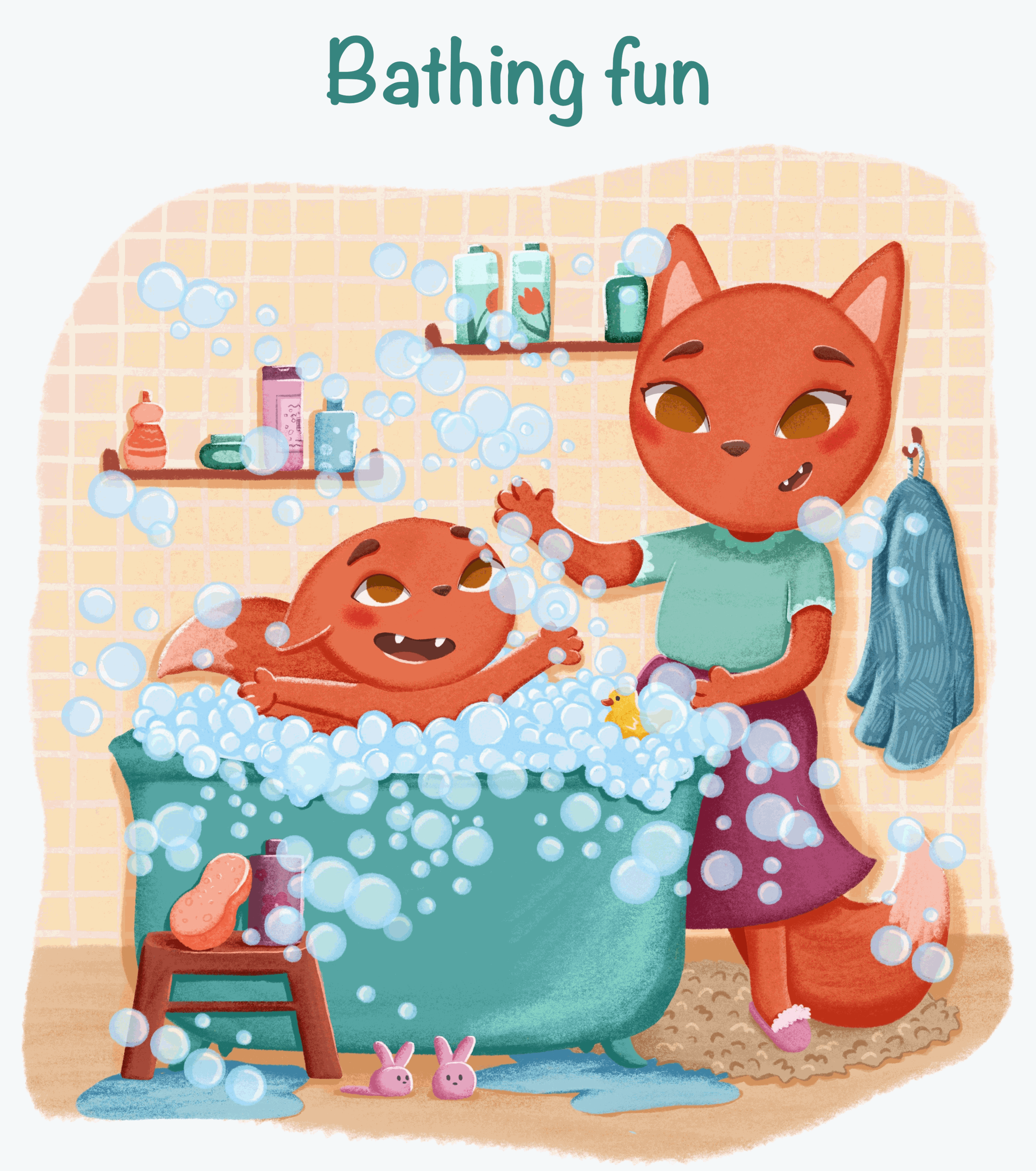 HAPPY PETS WEEK children illustration — Изображение №8 — Иллюстрация на Dprofile