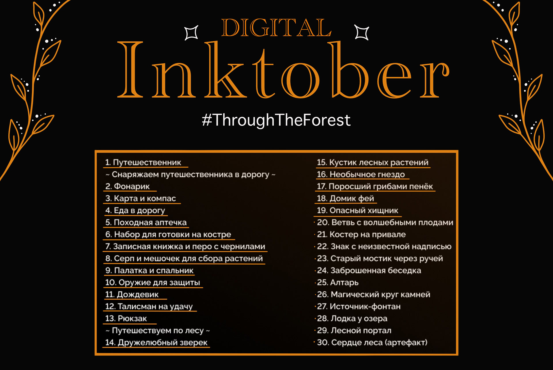 Inktober 2022 — Изображение №1 — Иллюстрация на Dprofile