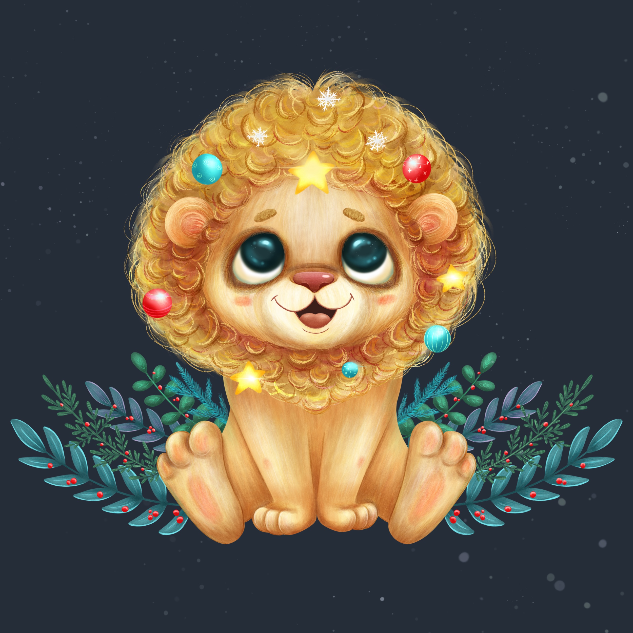 Новогодние открытки — Изображение №10 — Иллюстрация на Dprofile