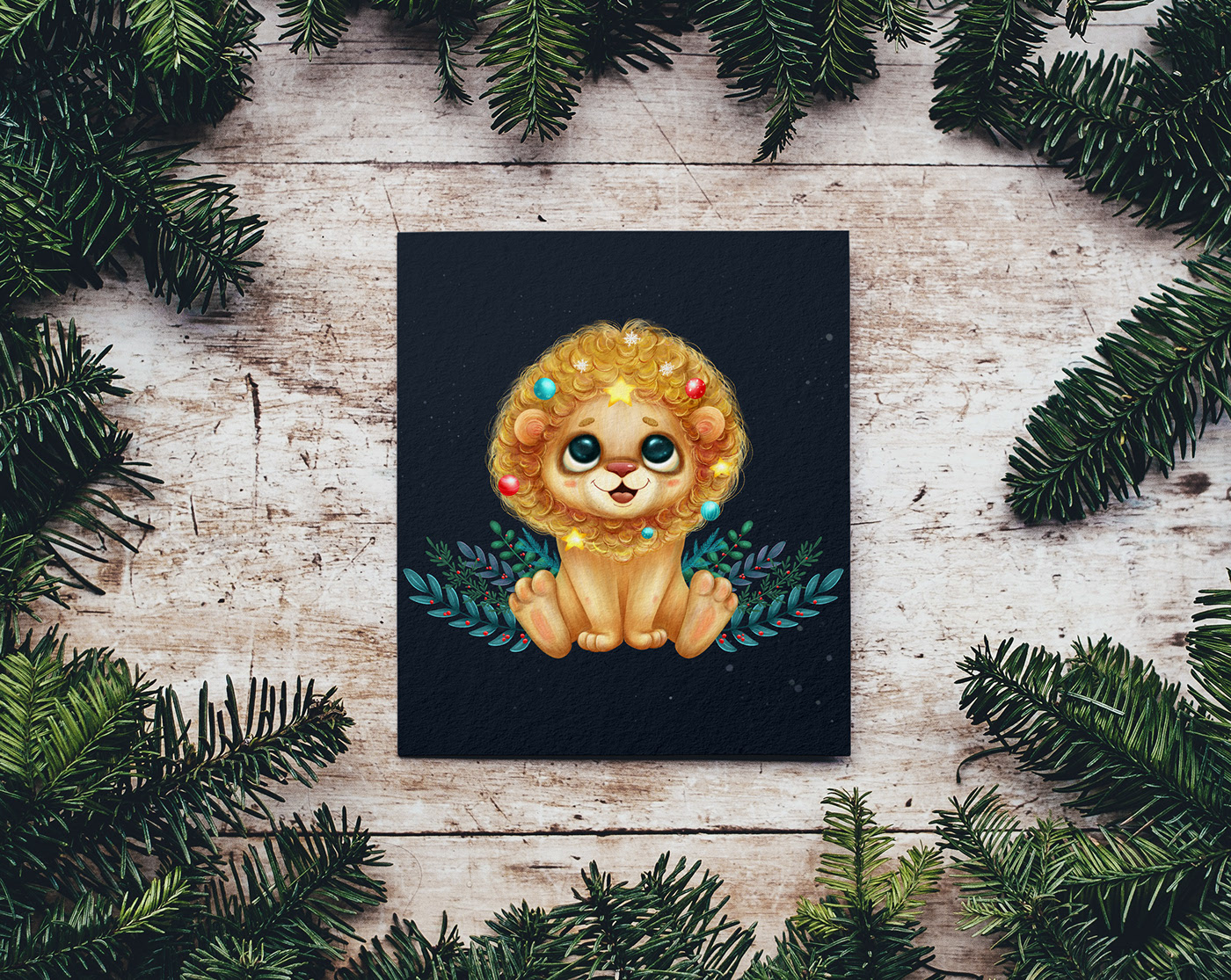 Новогодние открытки — Изображение №13 — Иллюстрация на Dprofile