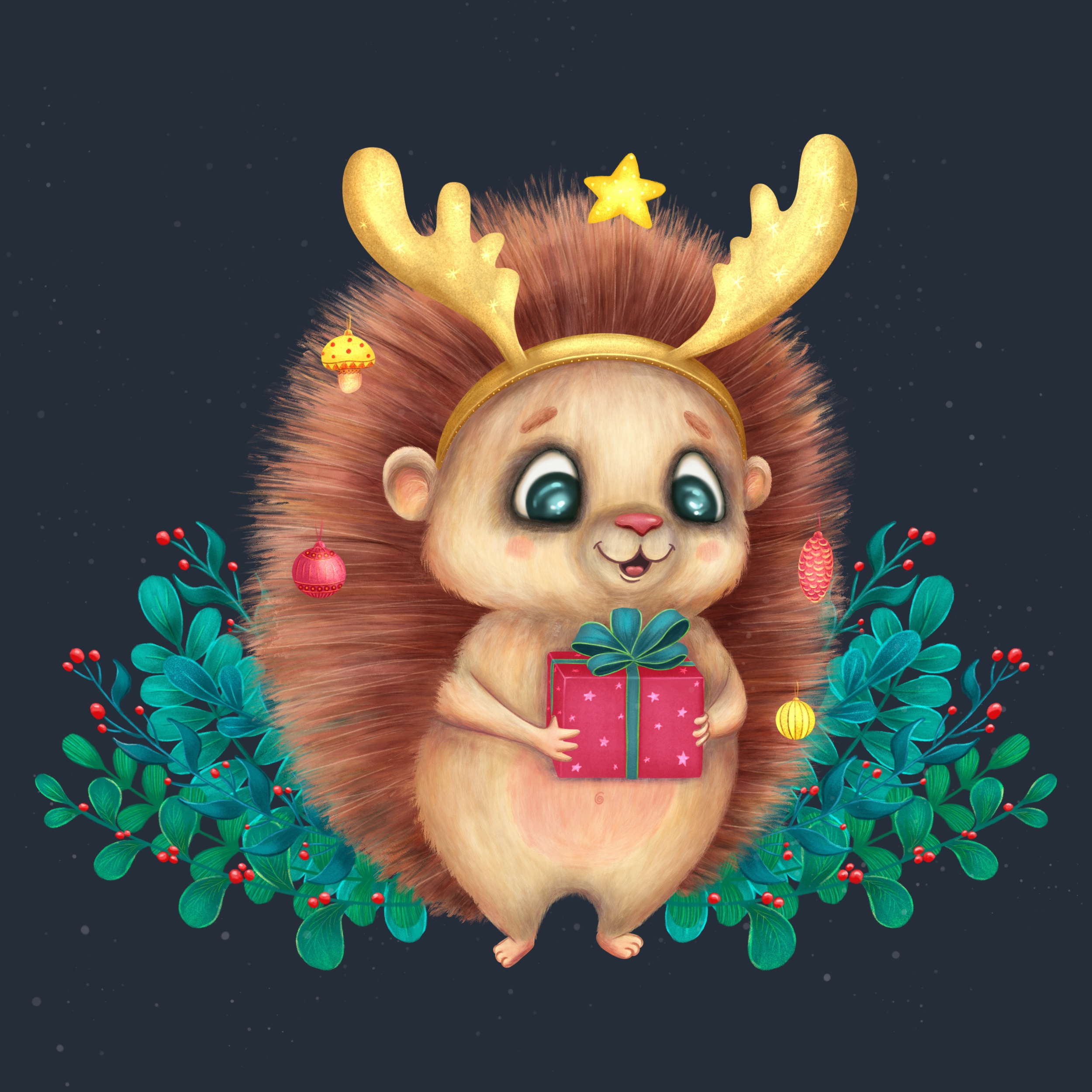Новогодние открытки — Изображение №6 — Иллюстрация на Dprofile