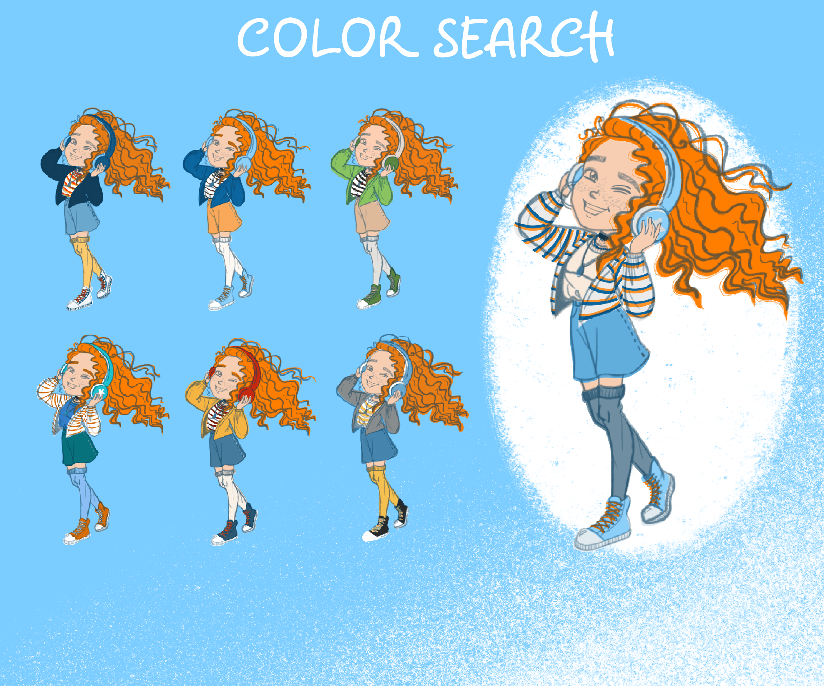 Character design. Teen Girl — Изображение №5 — Брендинг, Иллюстрация на Dprofile