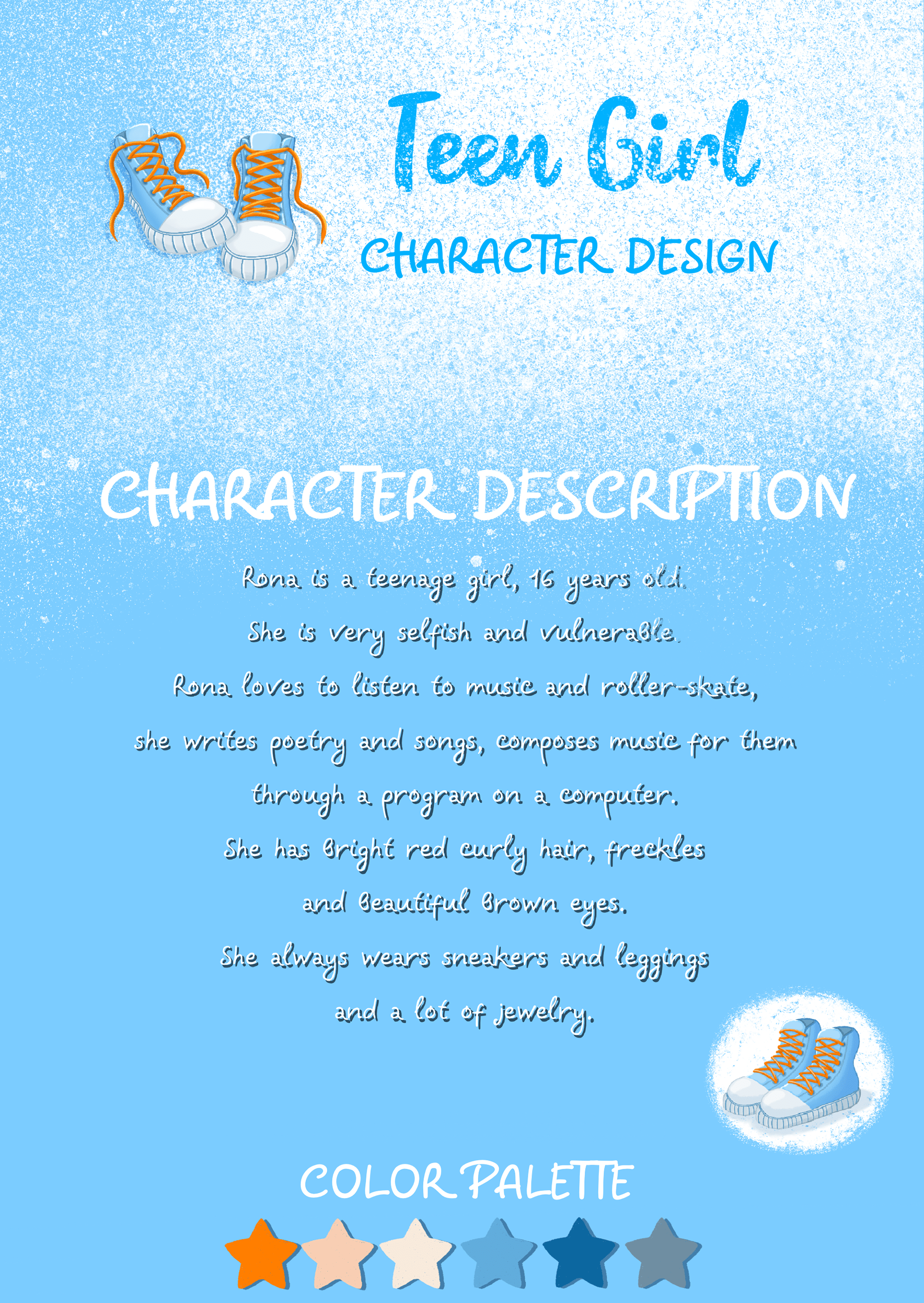 Character design. Teen Girl — Изображение №1 — Брендинг, Иллюстрация на Dprofile