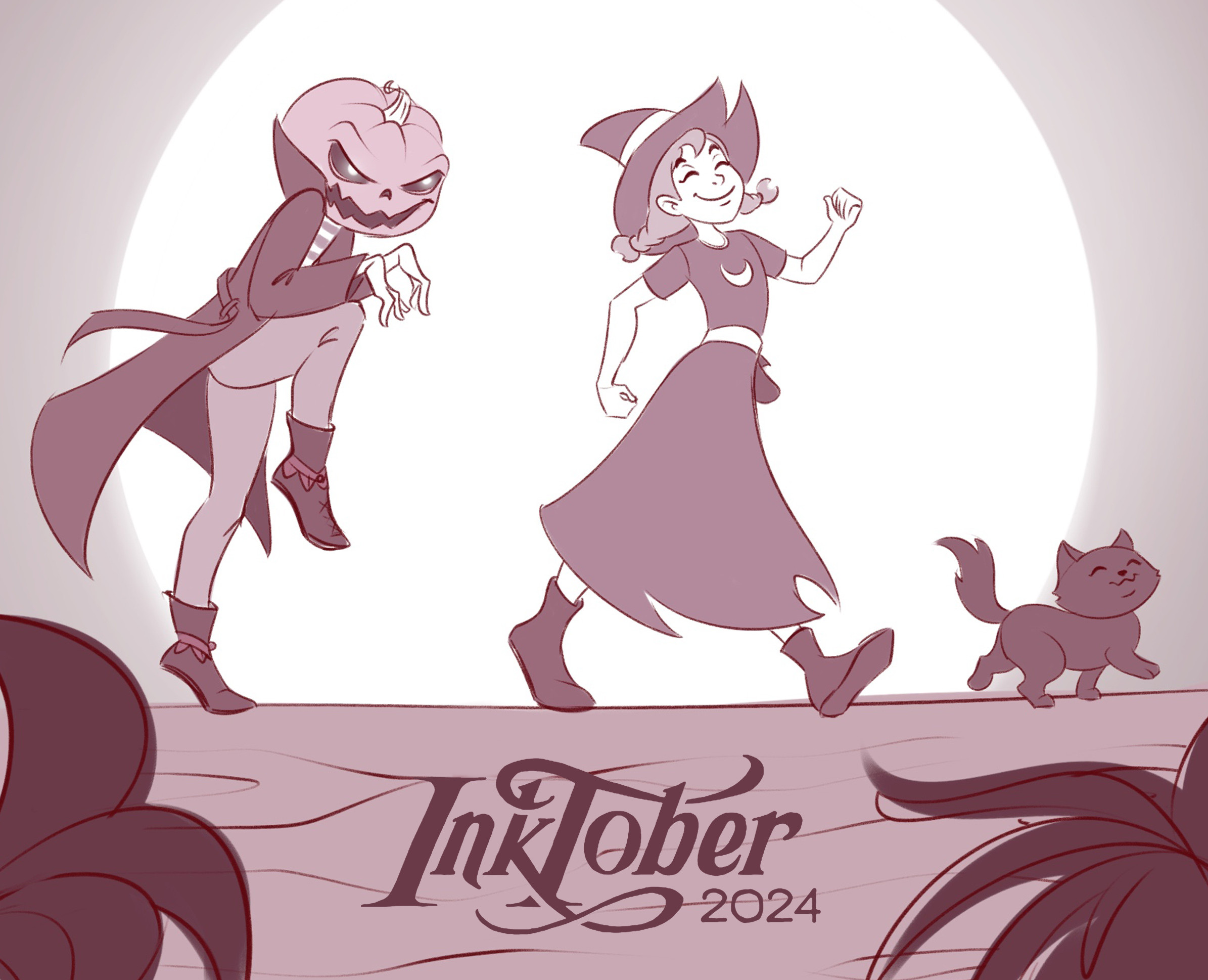 Inktober 2024 — Иллюстрация на Dprofile