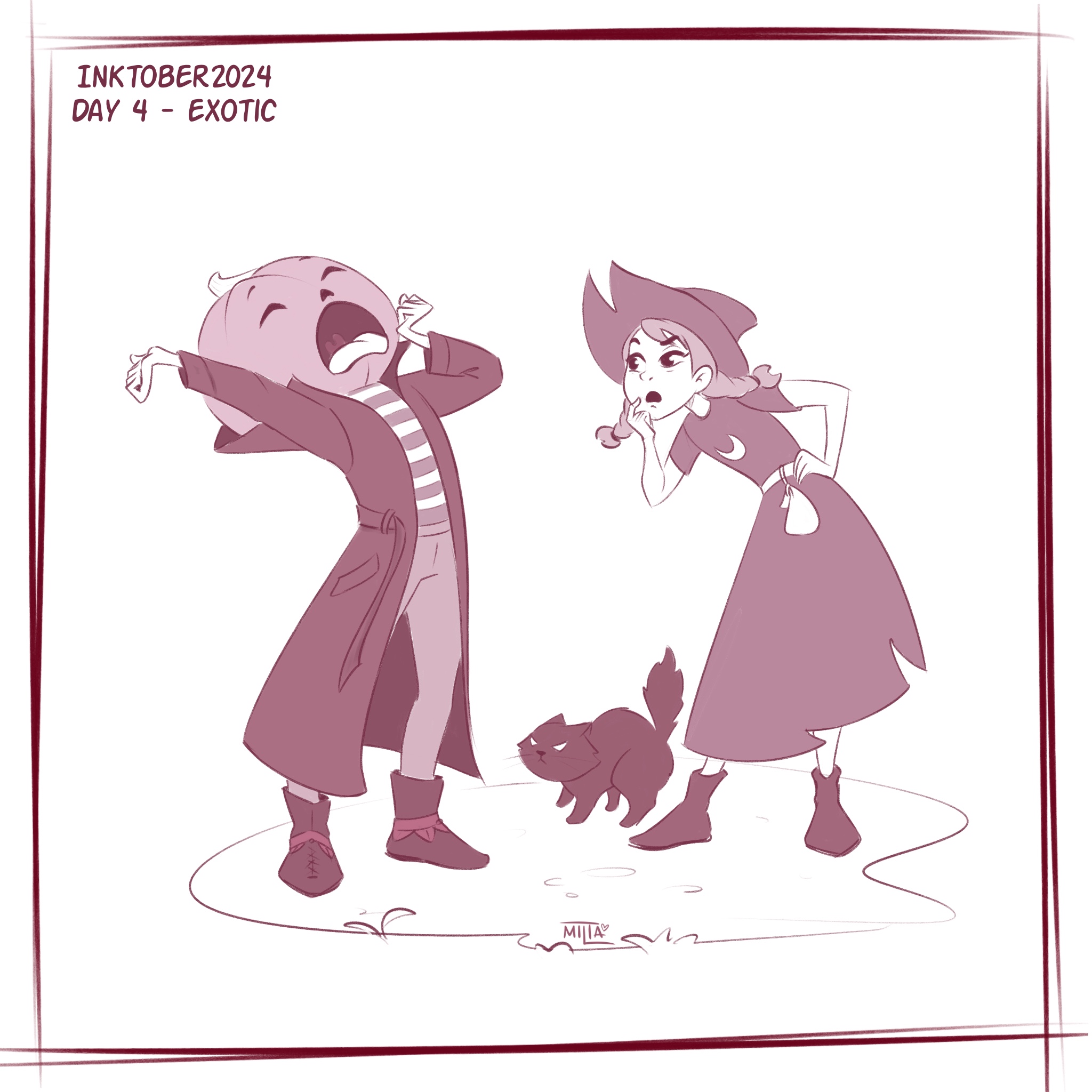 Inktober 2024 — Изображение №5 — Иллюстрация на Dprofile