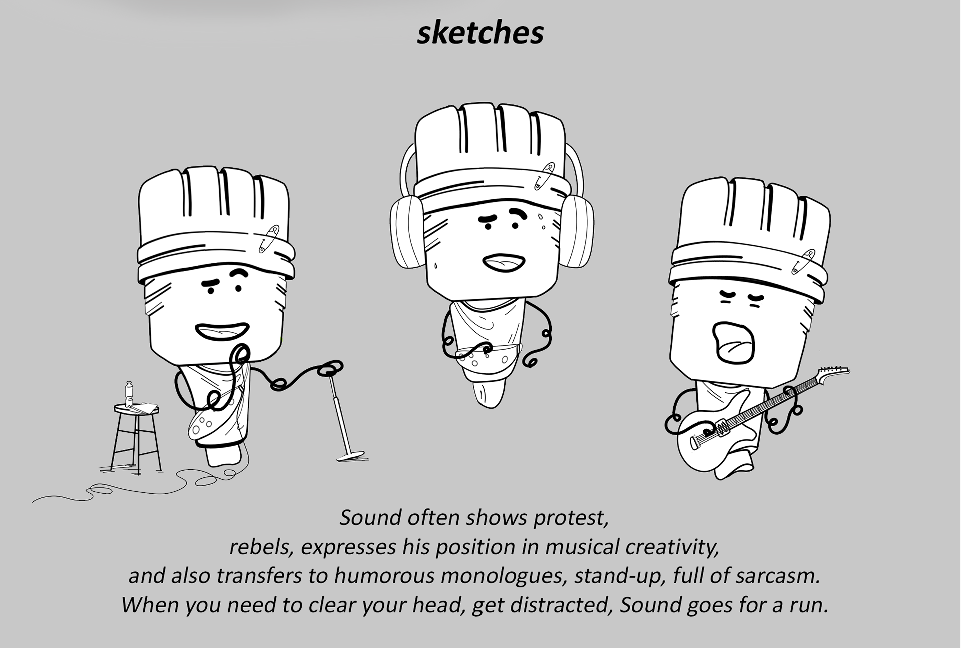 Брендперсонаж для студии звукозаписи — Изображение №8 — Иллюстрация, Анимация на Dprofile