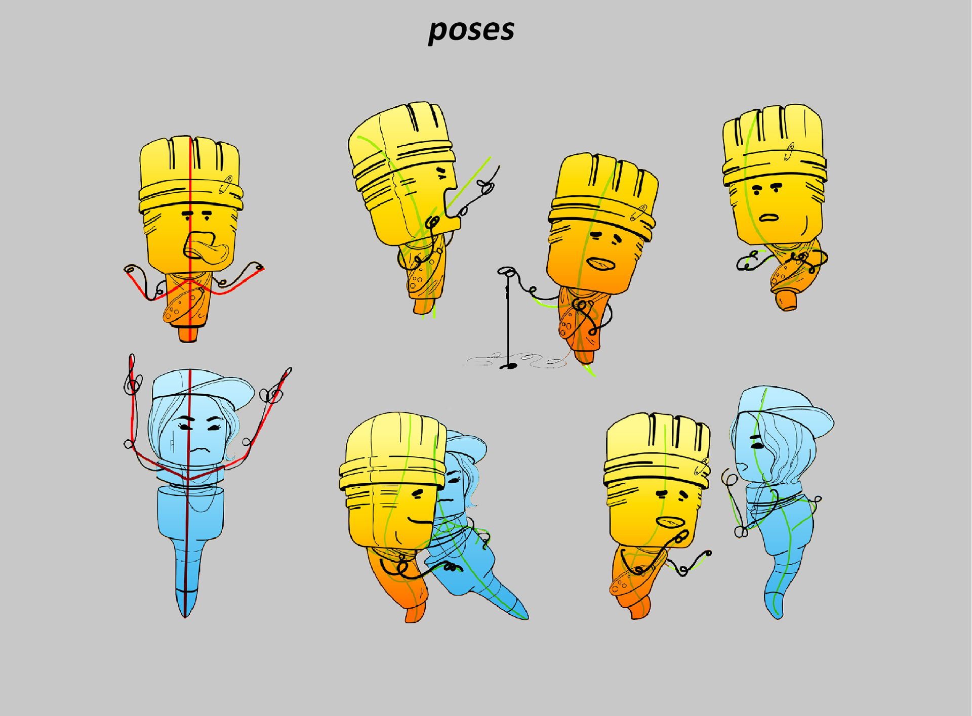 Брендперсонаж для студии звукозаписи — Изображение №5 — Иллюстрация, Анимация на Dprofile