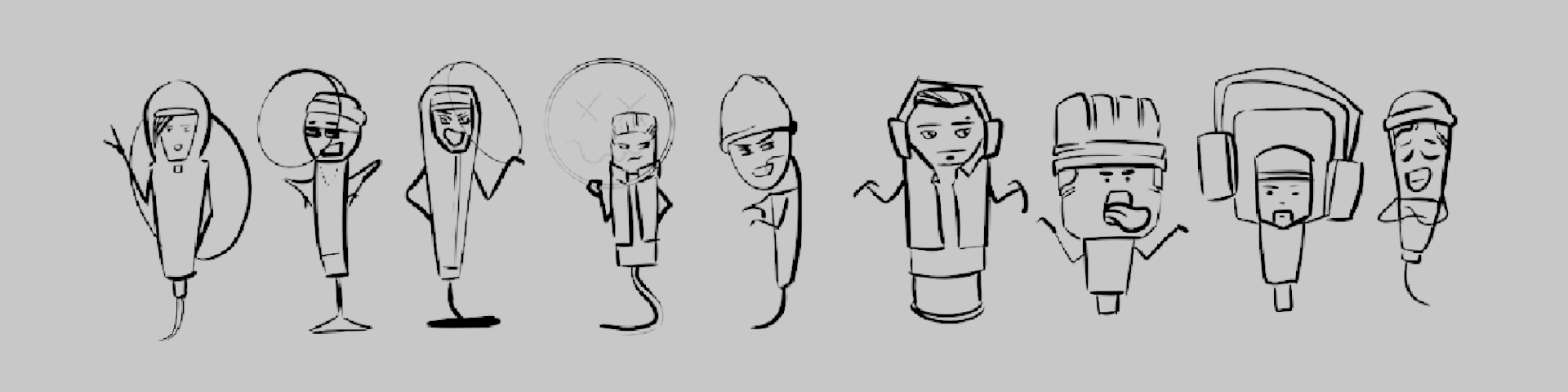 Брендперсонаж для студии звукозаписи — Изображение №2 — Иллюстрация, Анимация на Dprofile