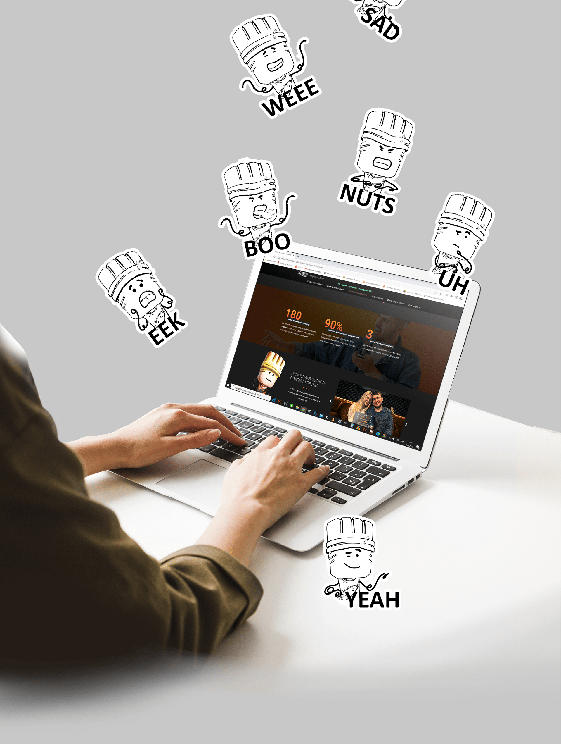 Брендперсонаж для студии звукозаписи — Изображение №11 — Иллюстрация, Анимация на Dprofile