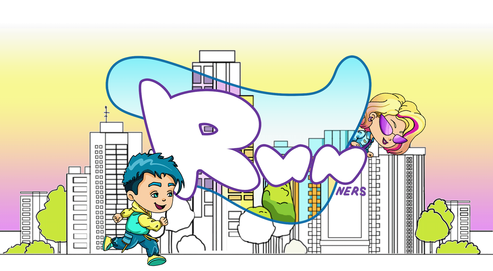 Runners. illustrations for the game programming course — Изображение №1 — Иллюстрация, Анимация на Dprofile