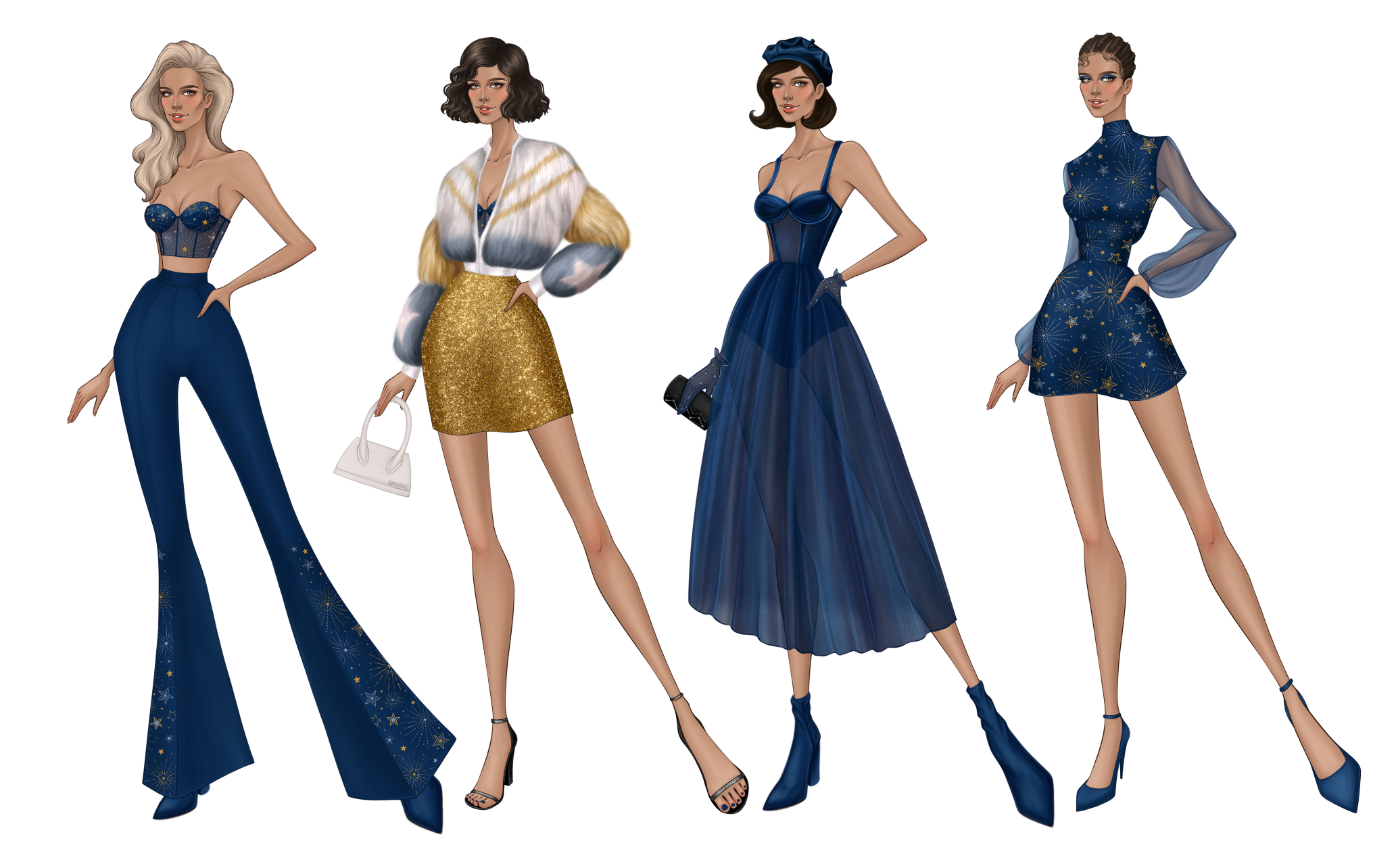 Бумажная кукла для бренда одежды | Фэшн-иллюстрация — Изображение №5 — Иллюстрация, Анимация на Dprofile