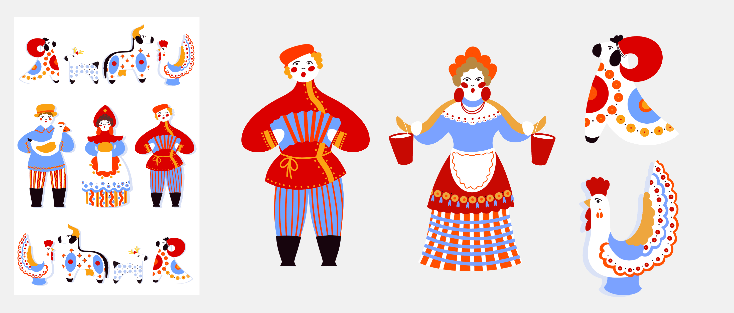 Иллюстрации для книги "Культурный код. Россия рукотворная" — Изображение №3 — Иллюстрация, Графика на Dprofile