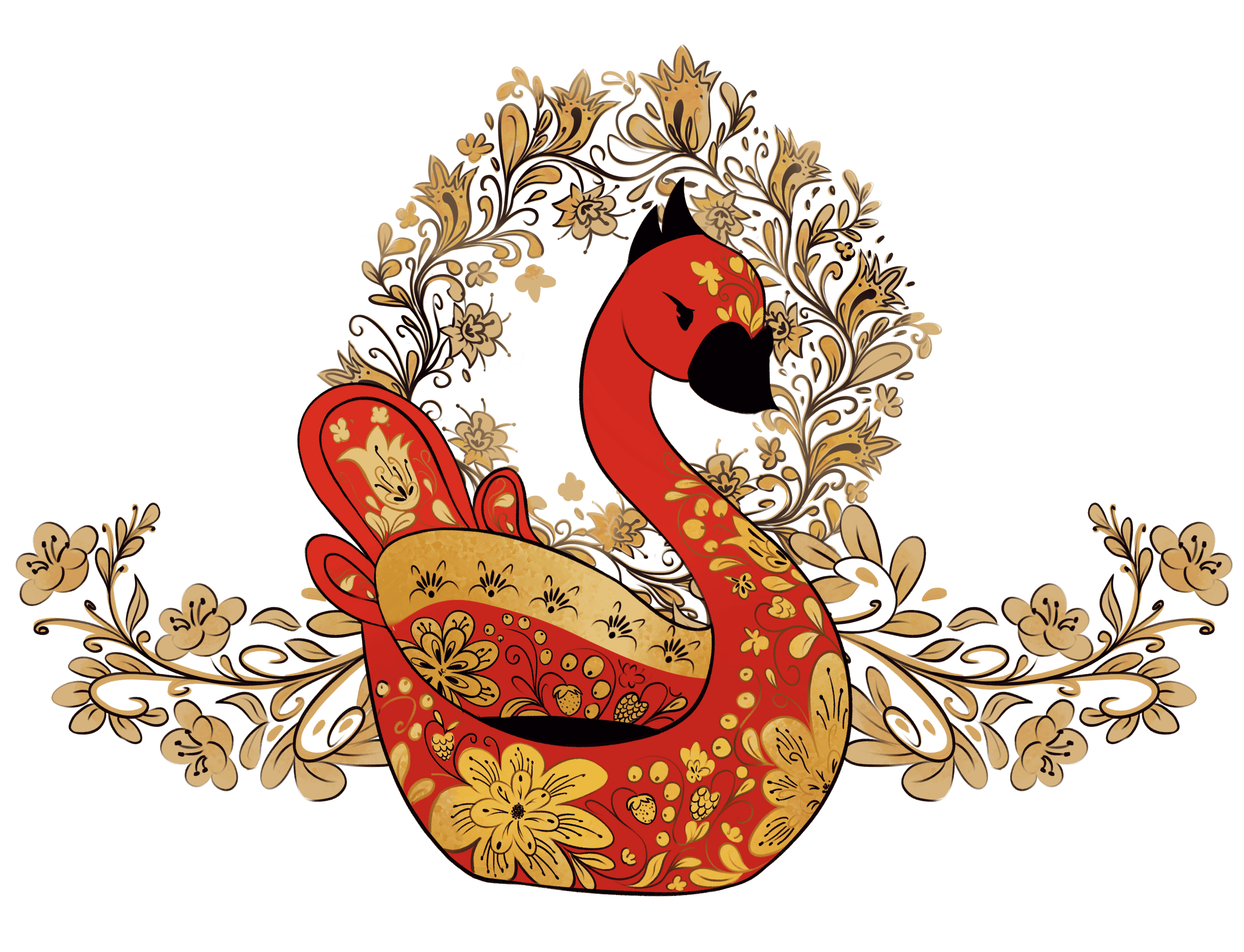 Иллюстрации для книги "Культурный код. Россия рукотворная" — Изображение №11 — Иллюстрация, Графика на Dprofile