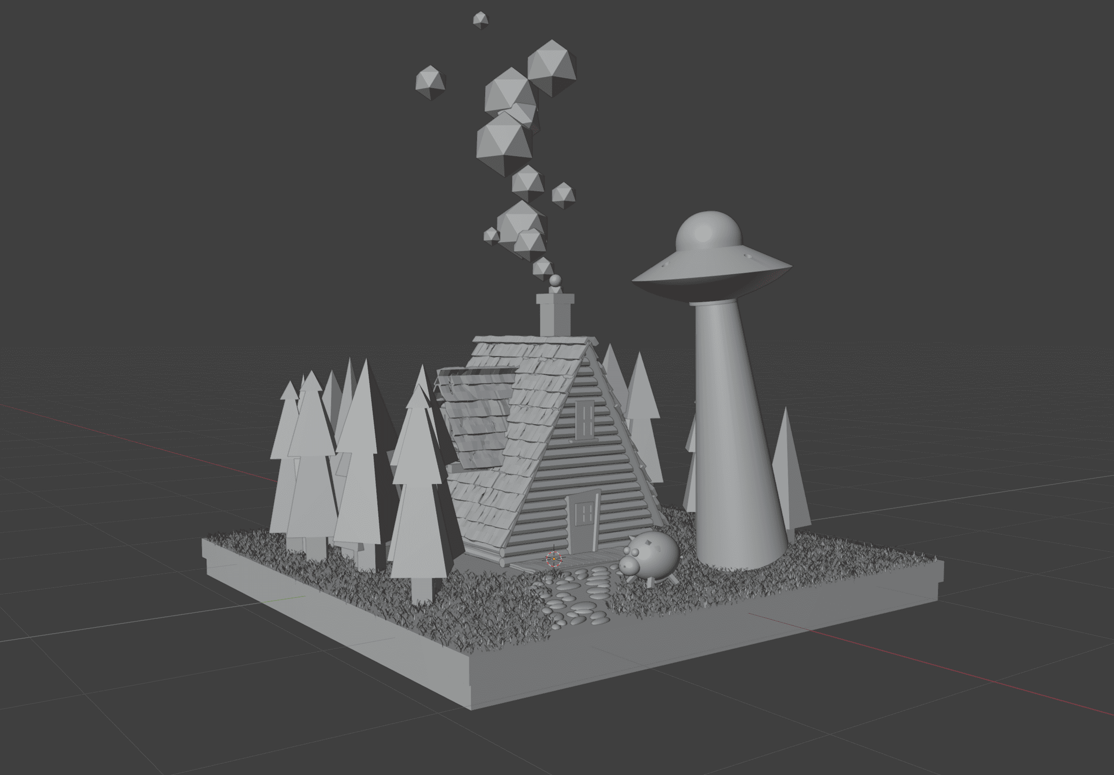 3D иллюстрация концепт сцены — Изображение №2 — Иллюстрация, Анимация на Dprofile