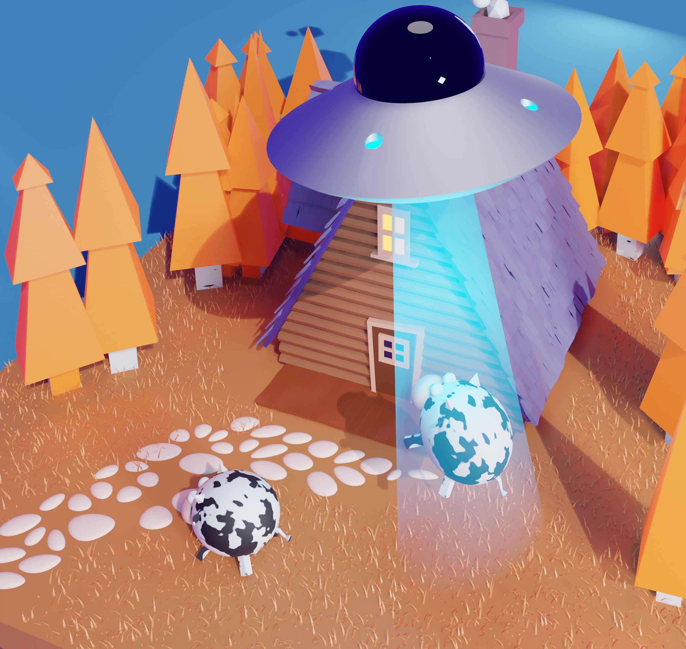 3D иллюстрация концепт сцены — Изображение №6 — Иллюстрация, Анимация на Dprofile