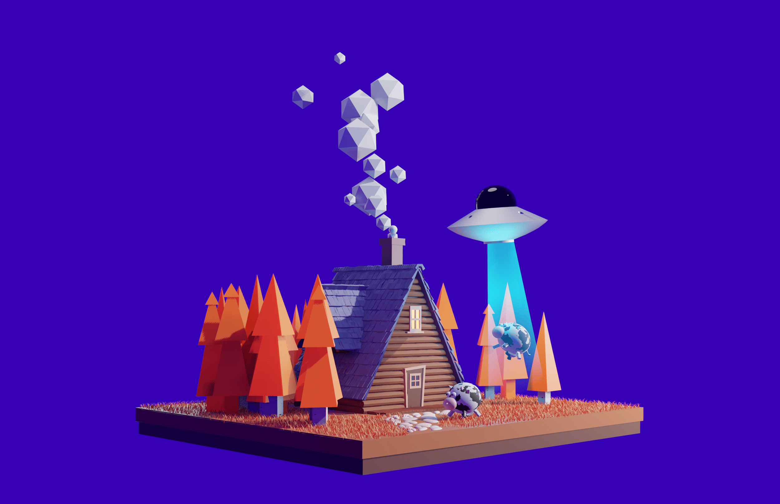 3D иллюстрация концепт сцены — Изображение №1 — Иллюстрация, Анимация на Dprofile