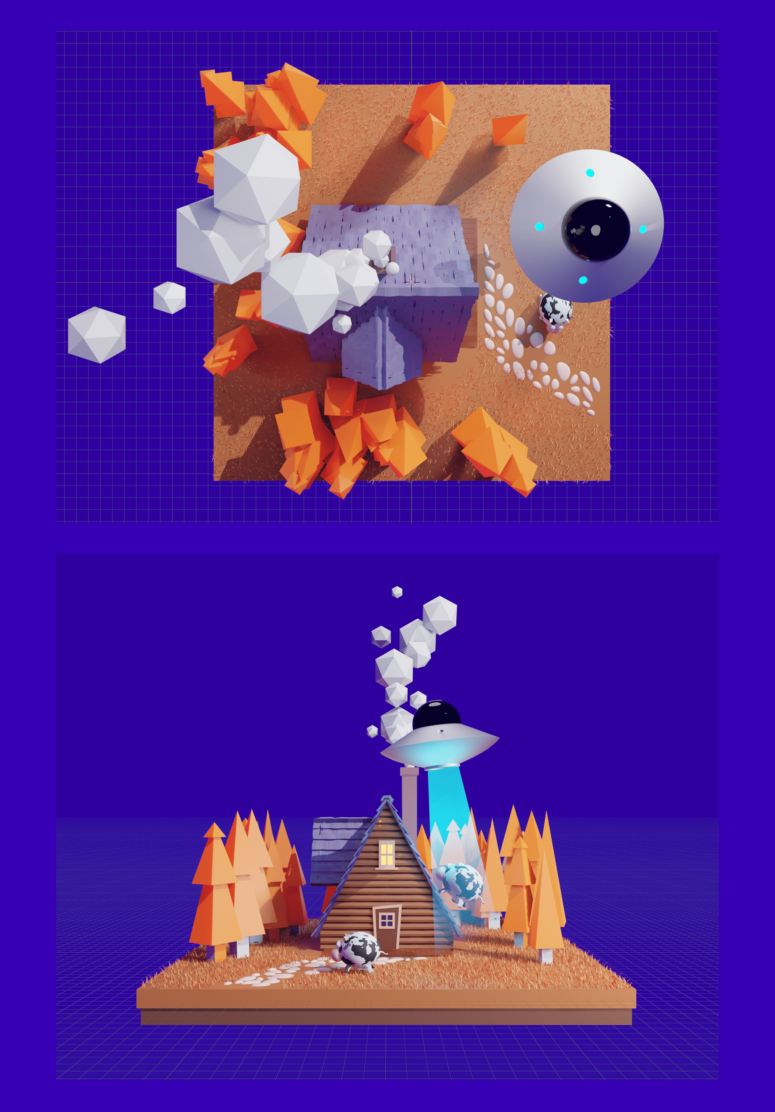 3D иллюстрация концепт сцены — Изображение №4 — Иллюстрация, Анимация на Dprofile