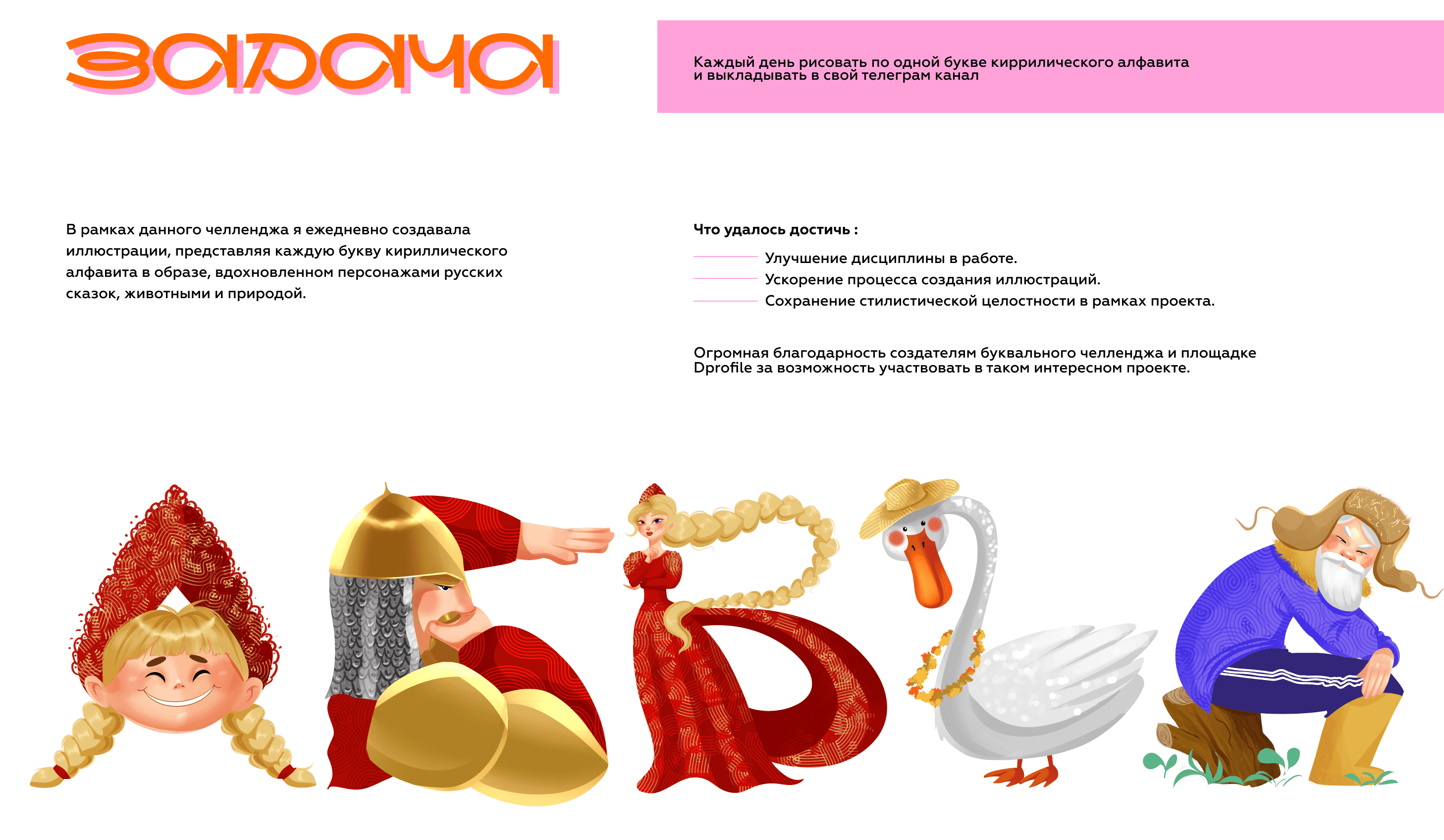 Иллюстрация персонажей в виде алфавита — Изображение №2 — Иллюстрация на Dprofile