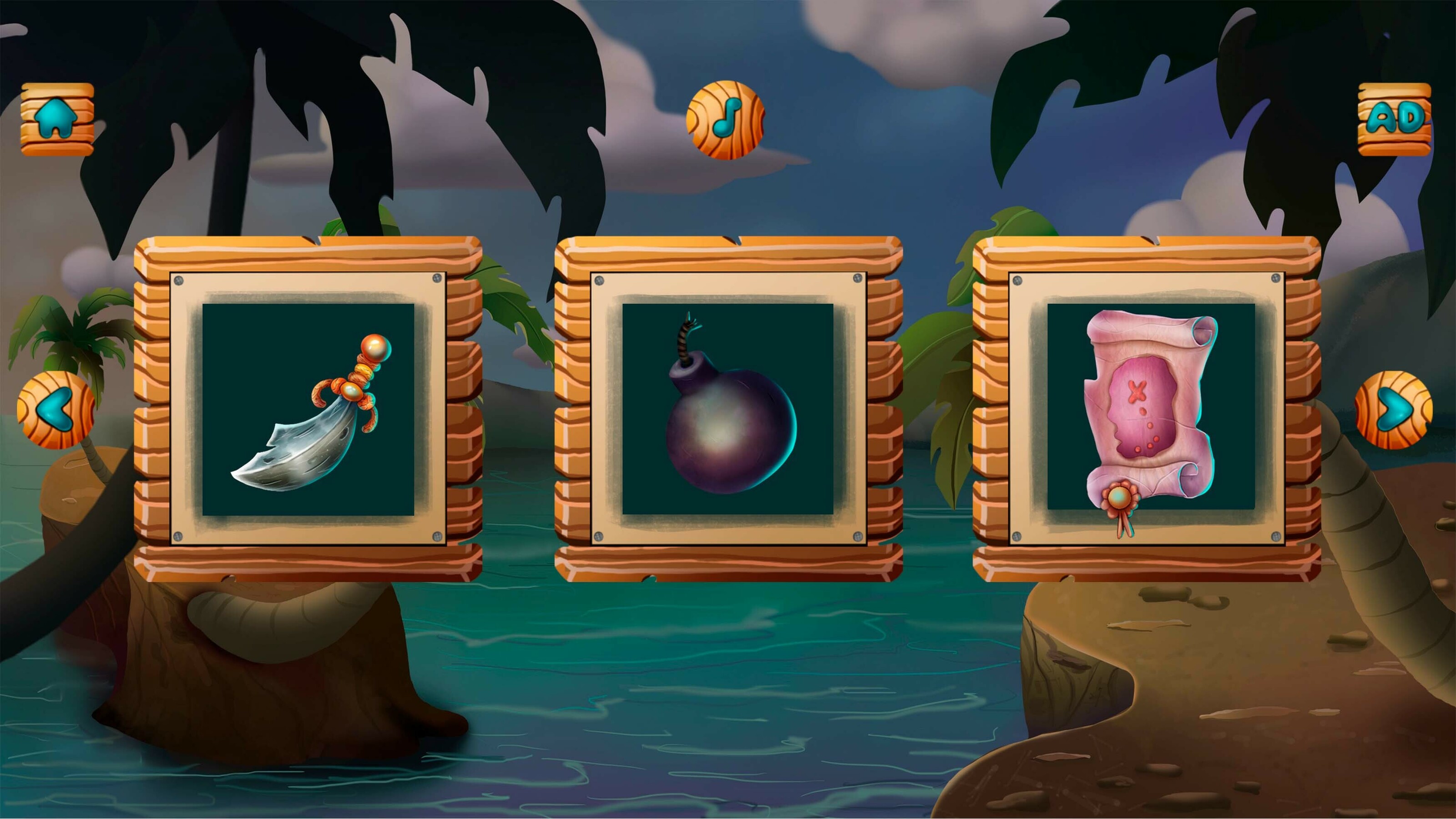 Игра "Пираты" — Изображение №4 — Интерфейсы, Иллюстрация на Dprofile