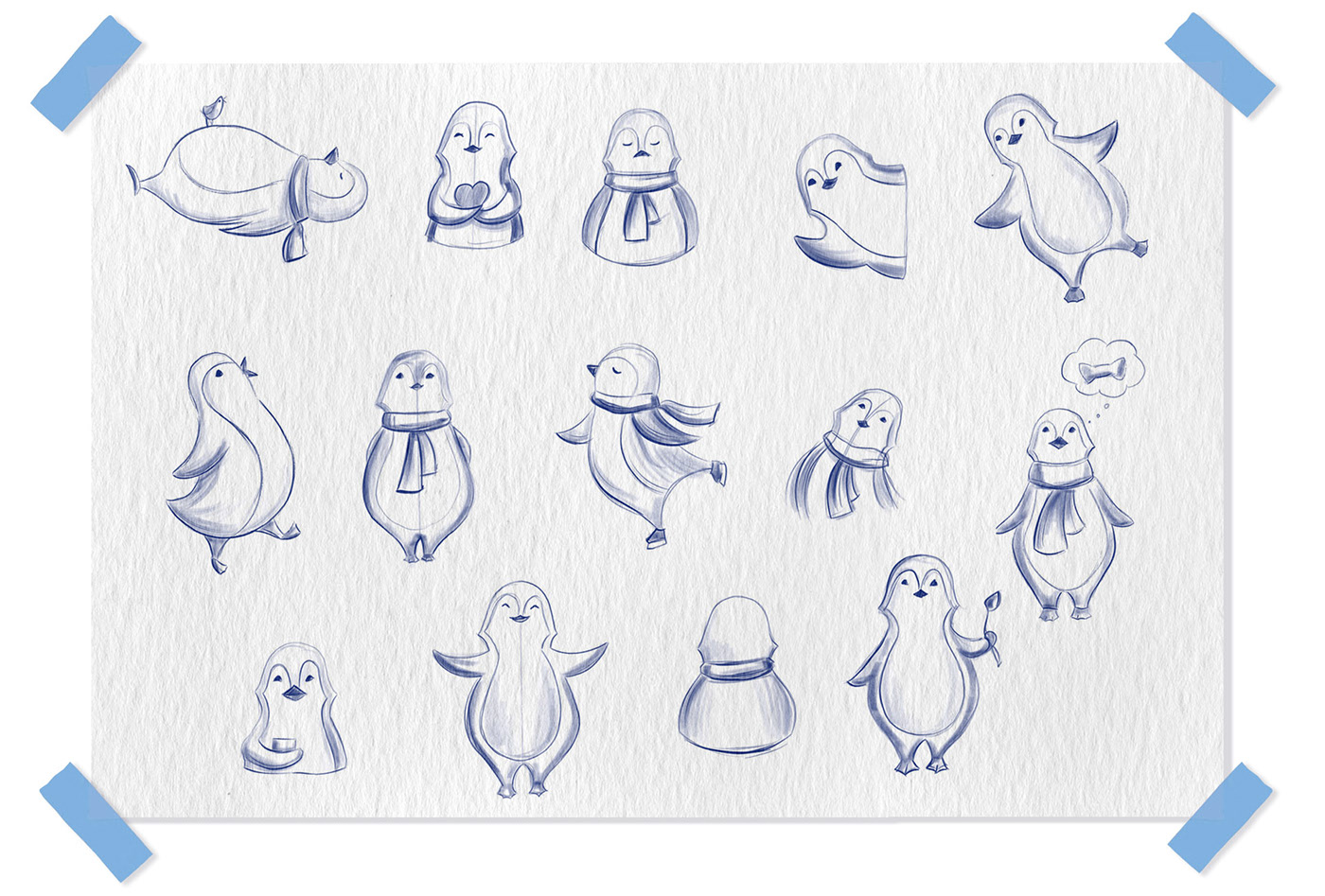 Penguin Pack — Изображение №3 — Иллюстрация на Dprofile