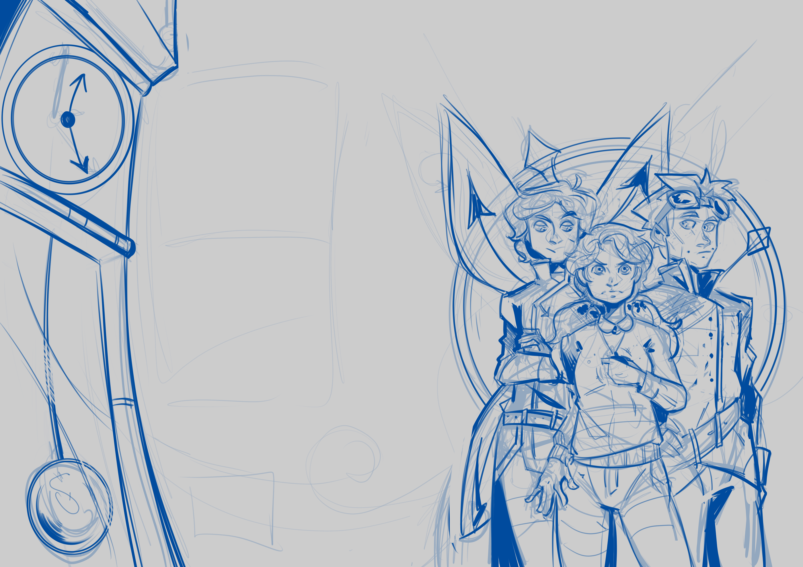 "Часодеи. Часовой ключ" обложка — Изображение №3 — Иллюстрация, Графика на Dprofile