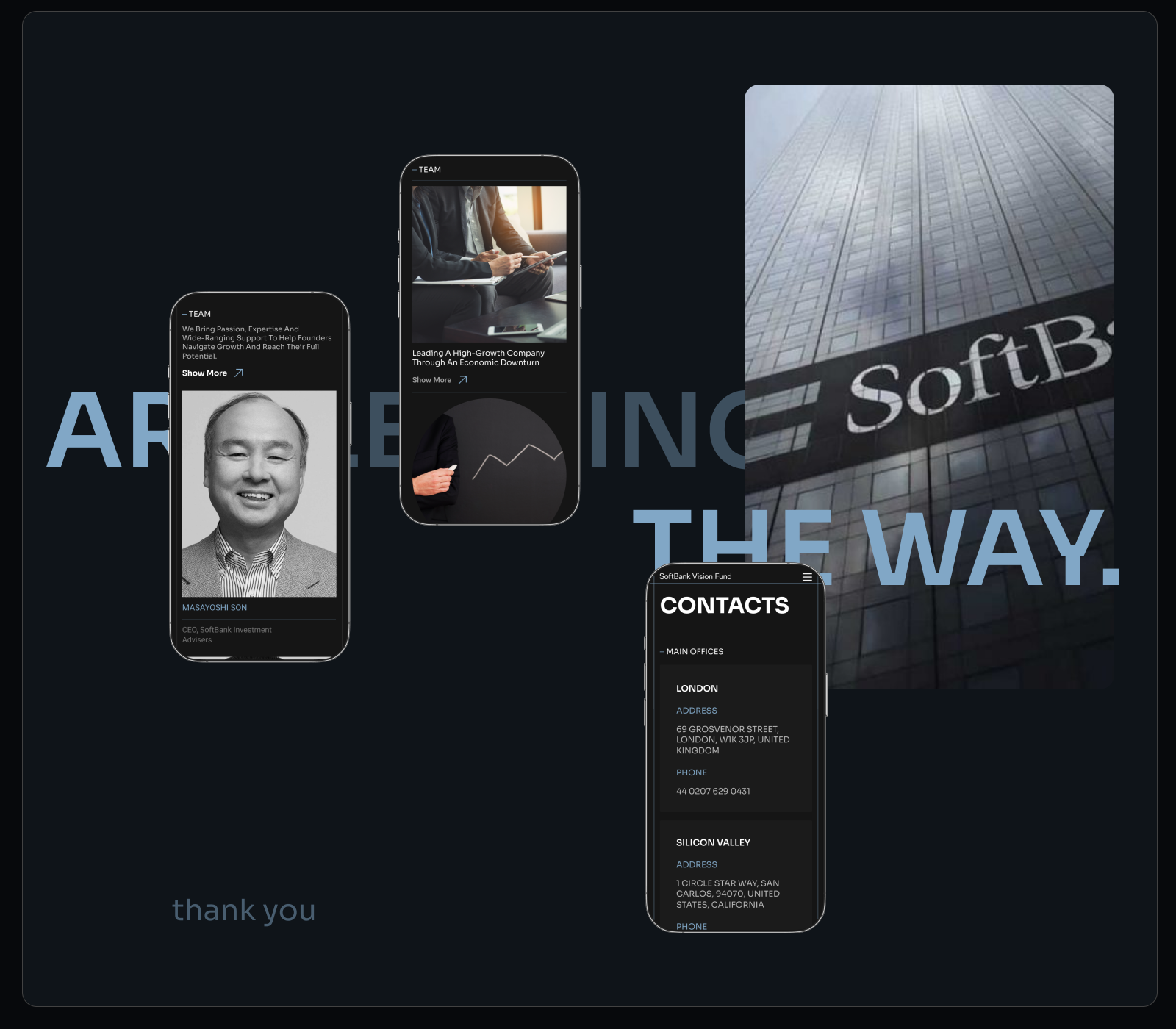 SoftBank Vision Fund | Corporate Redesign — Изображение №7 — Интерфейсы на Dprofile