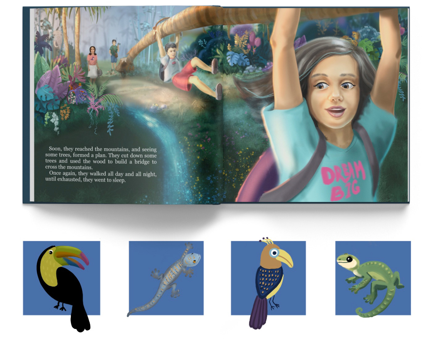 Mystery of wonder island. Book illustration — Изображение №13 — Иллюстрация, Графика на Dprofile