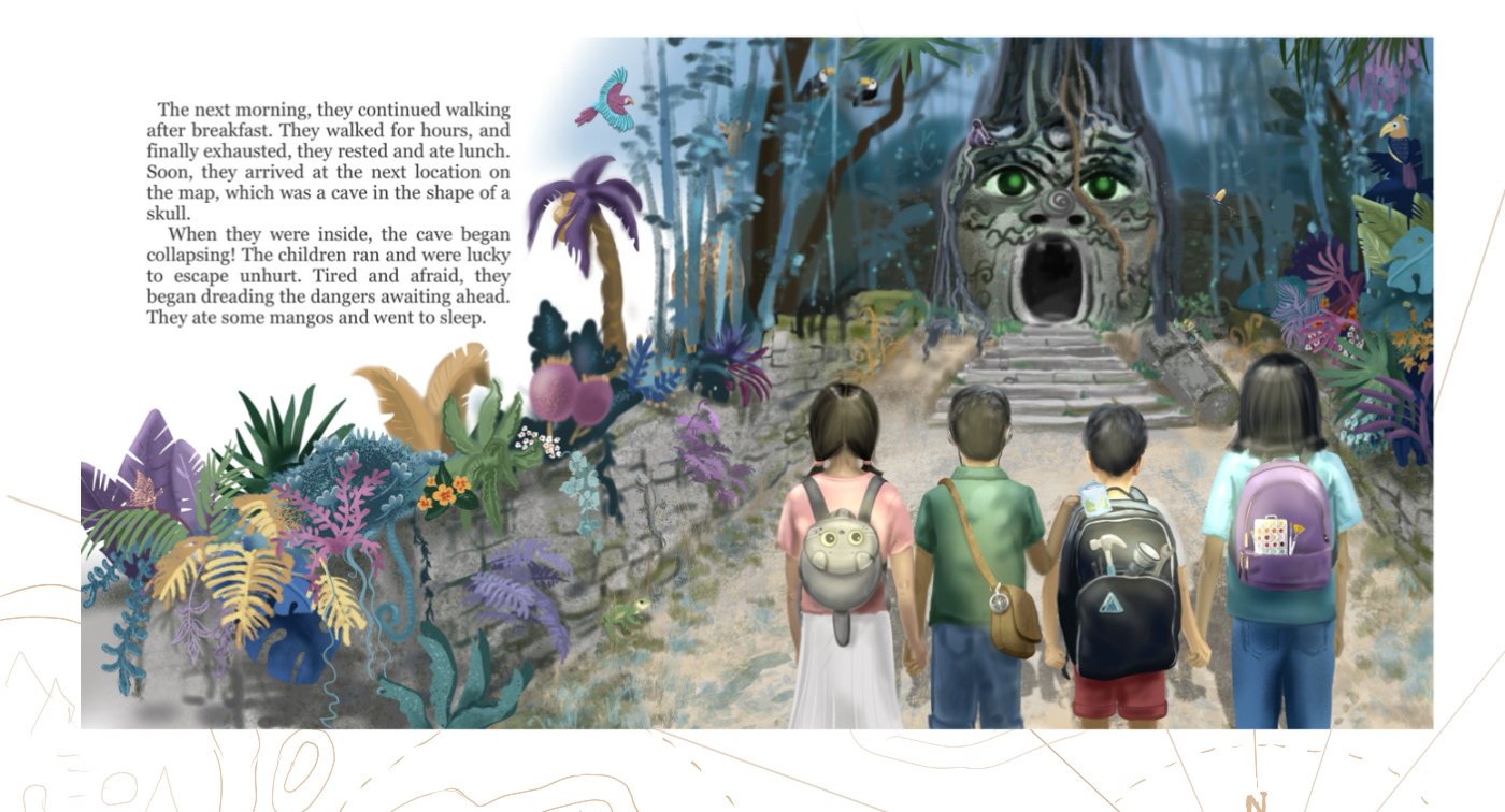 Mystery of wonder island. Book illustration — Изображение №9 — Иллюстрация, Графика на Dprofile