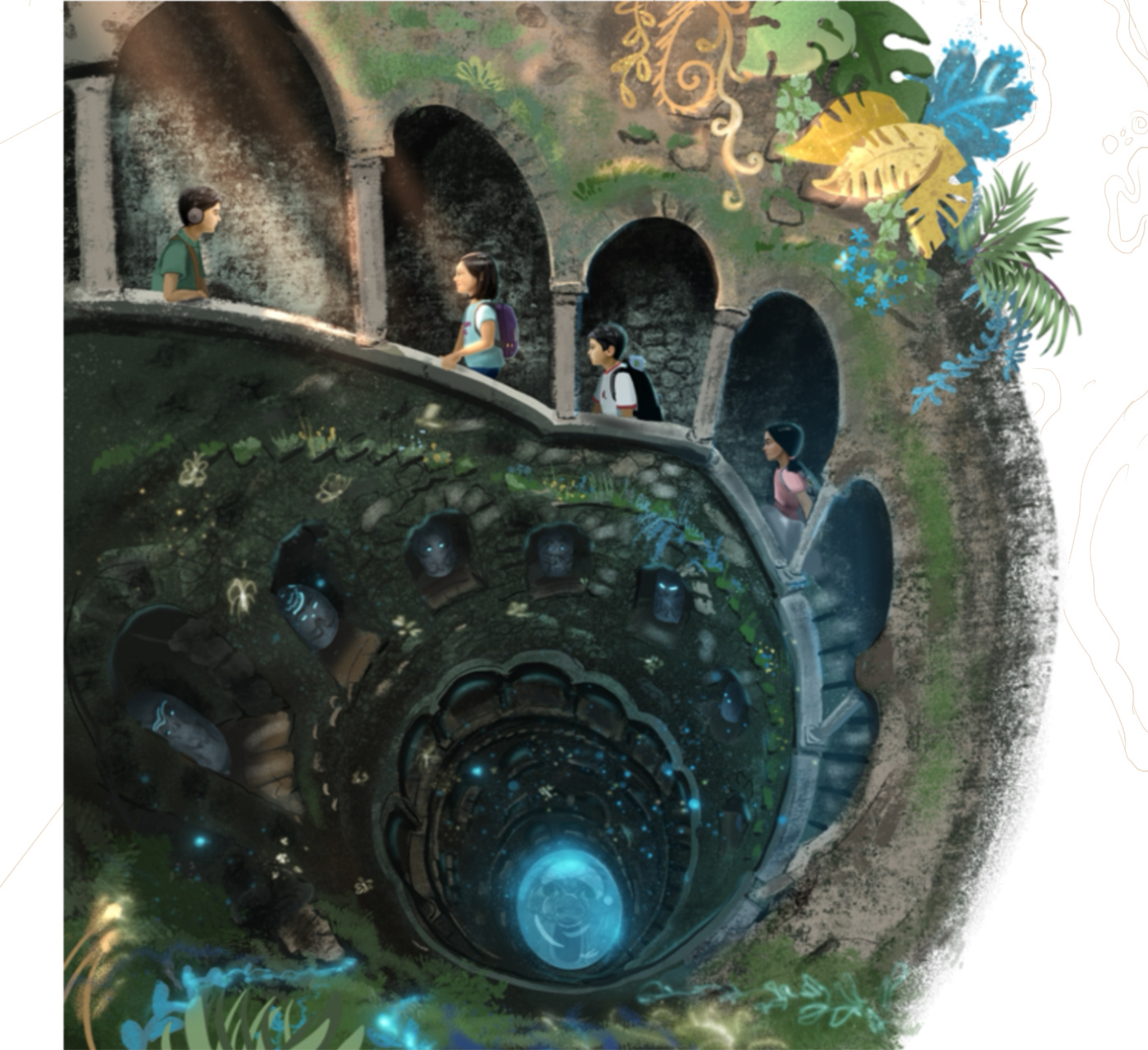 Mystery of wonder island. Book illustration — Изображение №11 — Иллюстрация, Графика на Dprofile