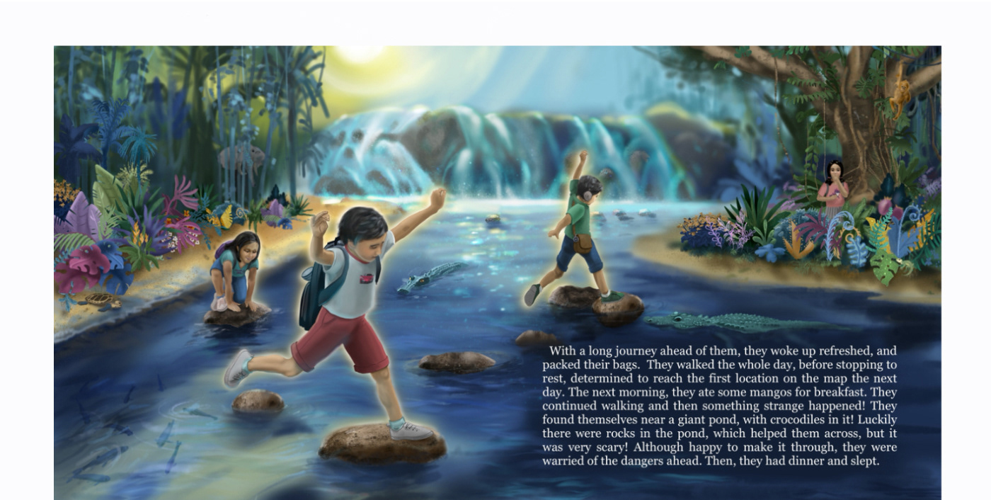 Mystery of wonder island. Book illustration — Изображение №14 — Иллюстрация, Графика на Dprofile