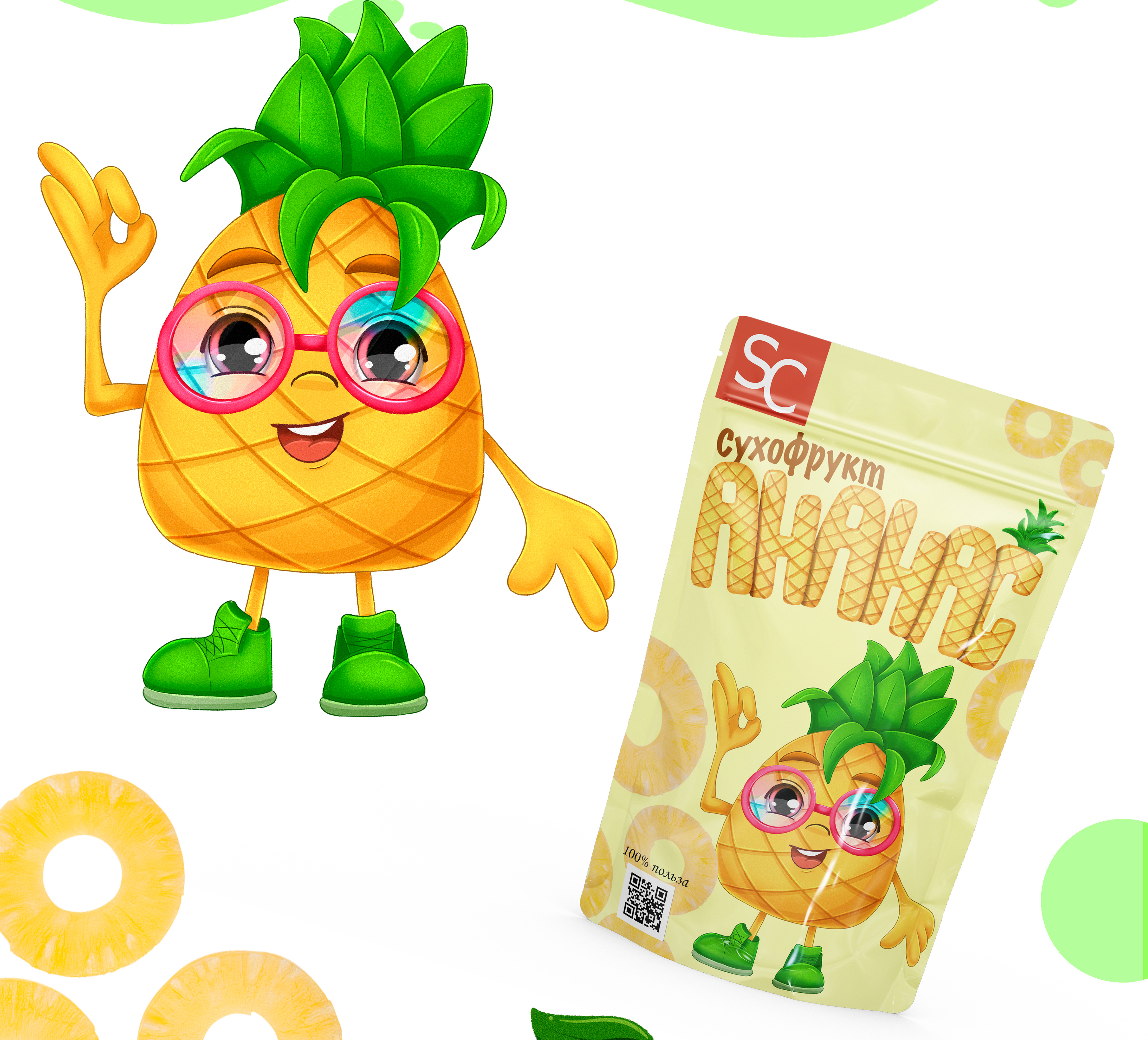 Fruit characters on packaging — Изображение №3 — Брендинг, Иллюстрация на Dprofile