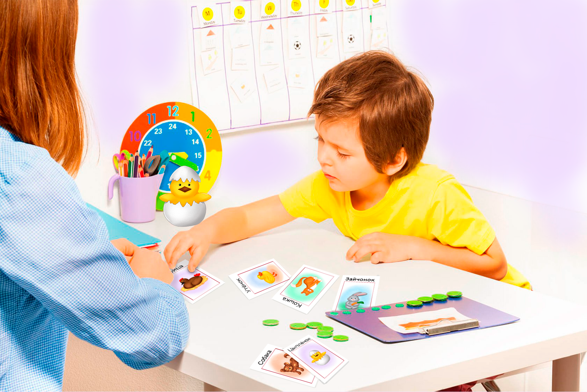 Educational cards | Mother and baby — Изображение №7 — Брендинг, Иллюстрация на Dprofile