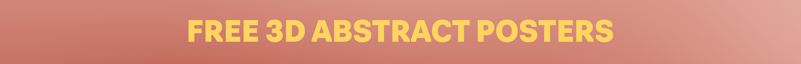 3D Abstract Posters / FREE — Изображение №1 — Иллюстрация, 3D на Dprofile