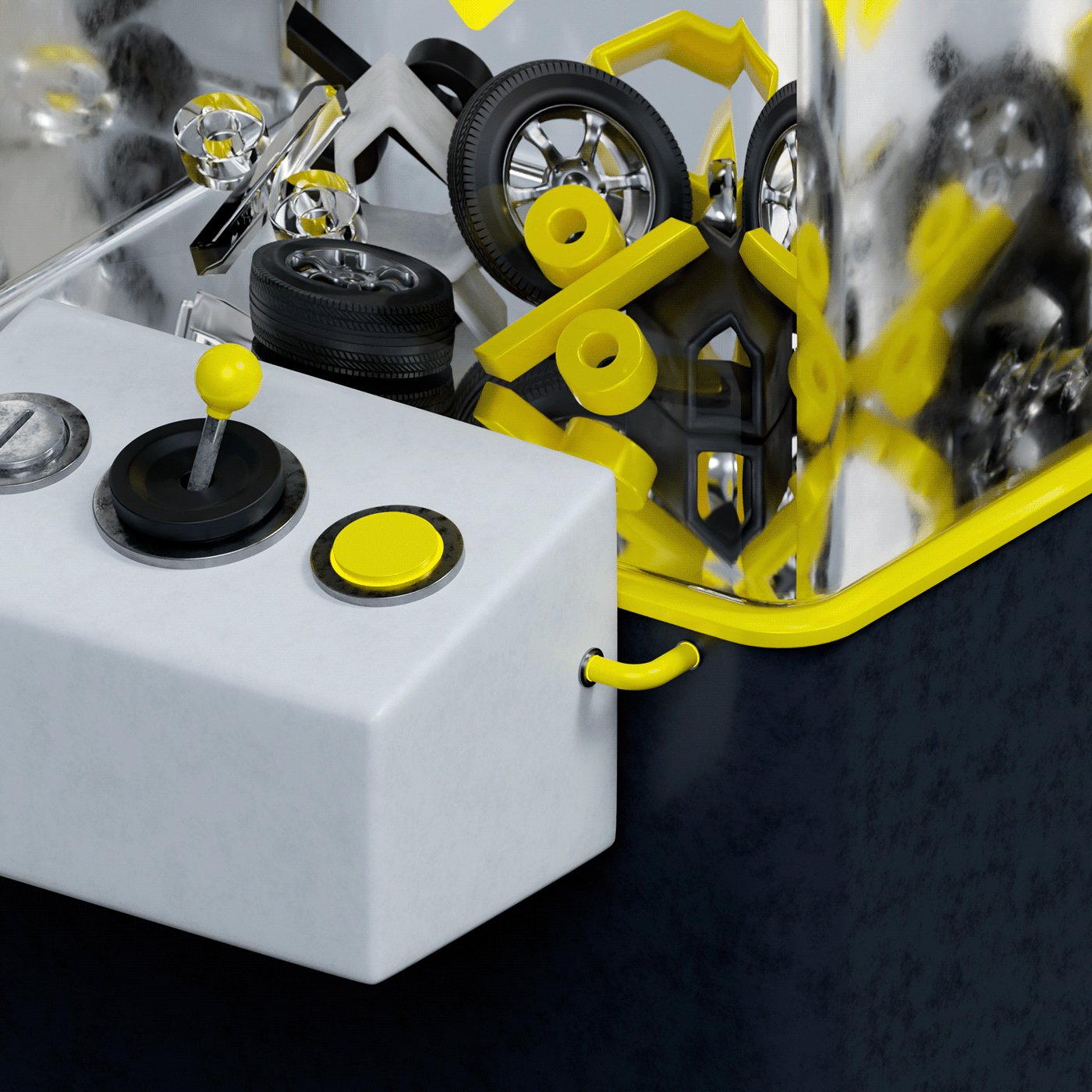 SMM 3D Image for Raiffeisen Bank — Изображение №4 — 3D, Маркетинг на Dprofile