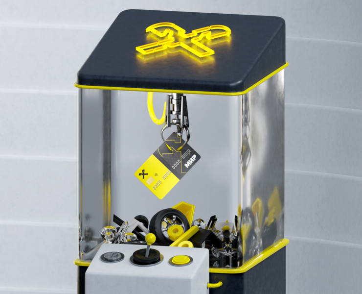 SMM 3D Image for Raiffeisen Bank — 3D, Маркетинг на Dprofile