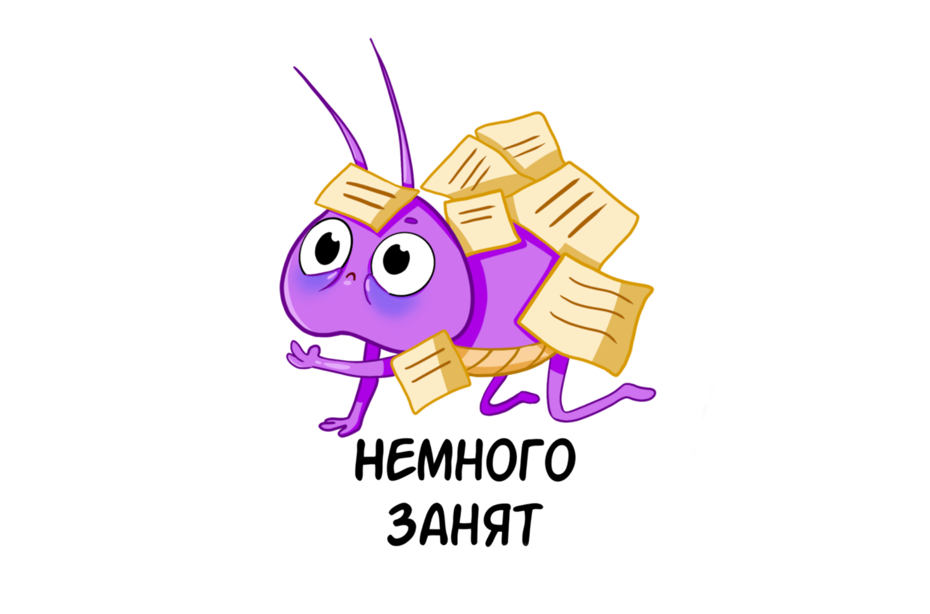 Стикеры о буднях иллюстратора — Изображение №3 — Брендинг, Иллюстрация на Dprofile