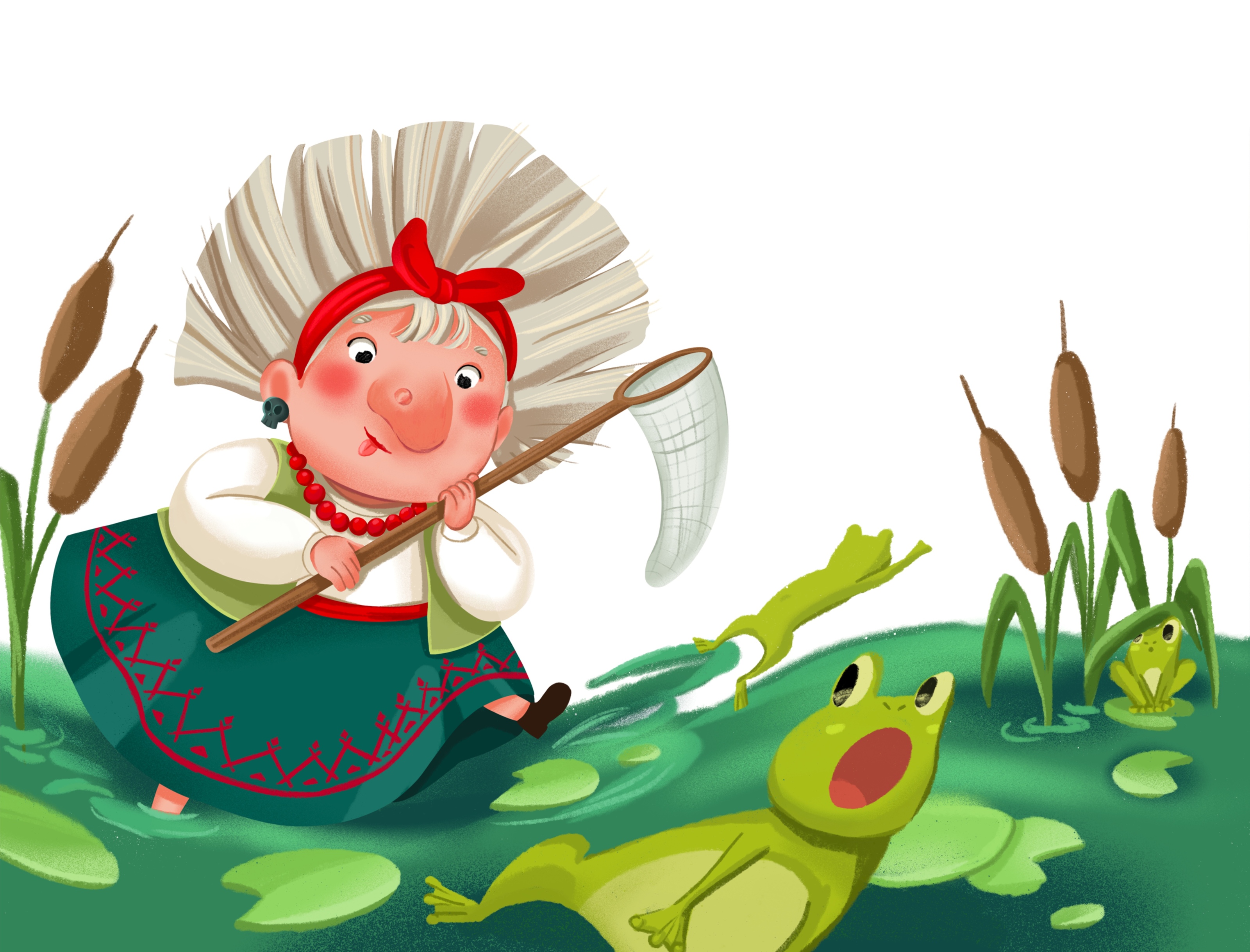 Детская книжная иллюстрация "Баба Яга" — Изображение №13 — Иллюстрация, Графика на Dprofile