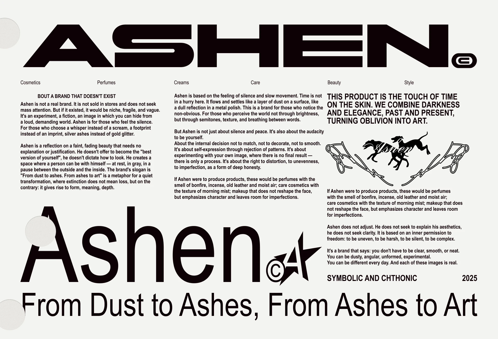Ashen© Дизайн бьюти бренда — Изображение №5 — Интерфейсы, Брендинг на Dprofile