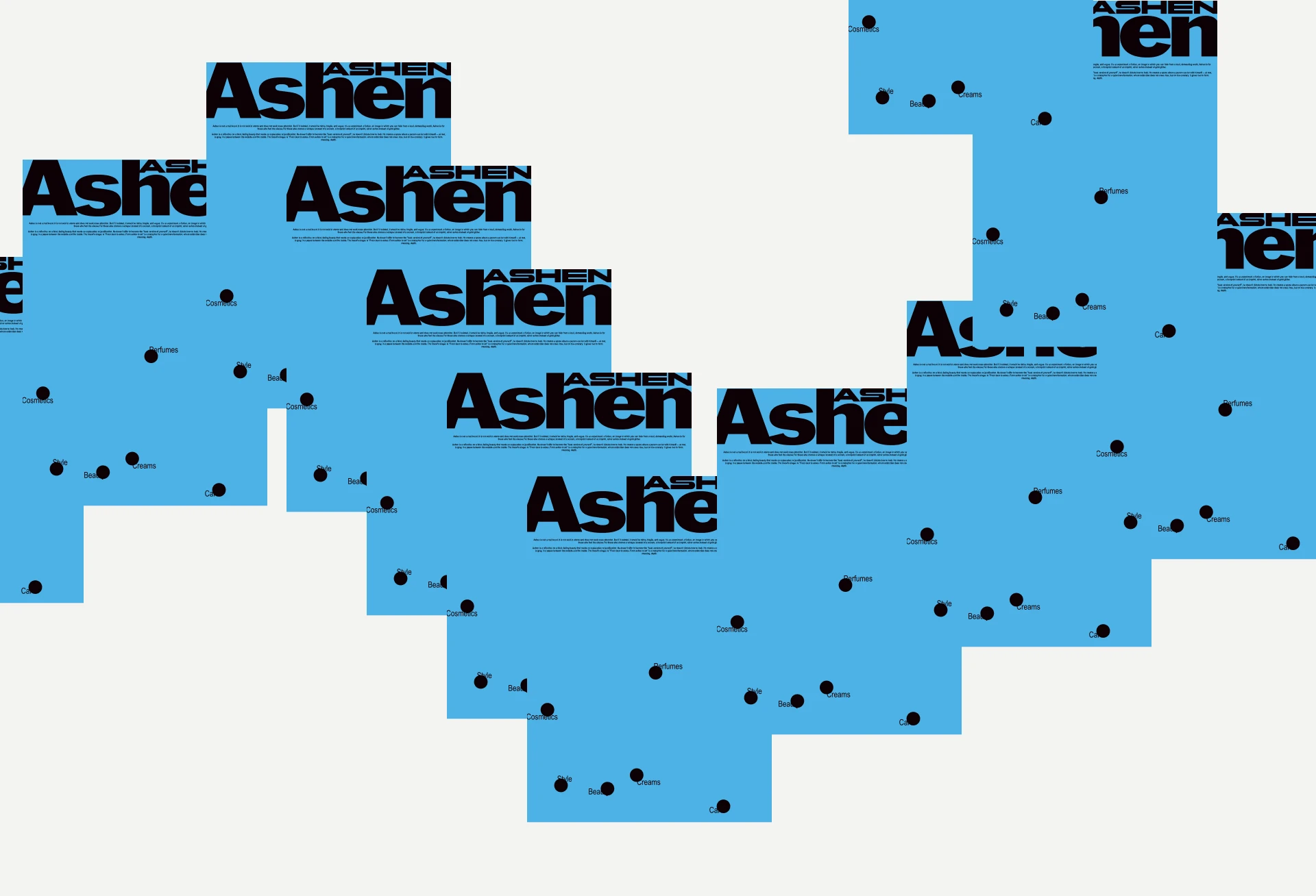 Ashen© Дизайн бьюти бренда — Изображение №12 — Интерфейсы, Брендинг на Dprofile